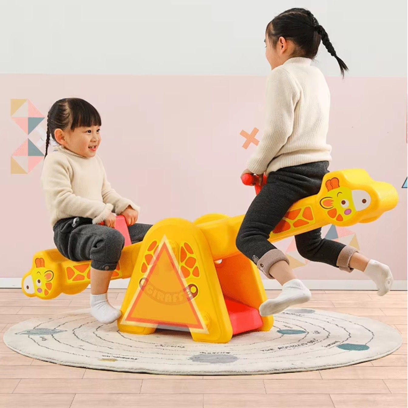 Balancín Eje Doble Jirafas-2