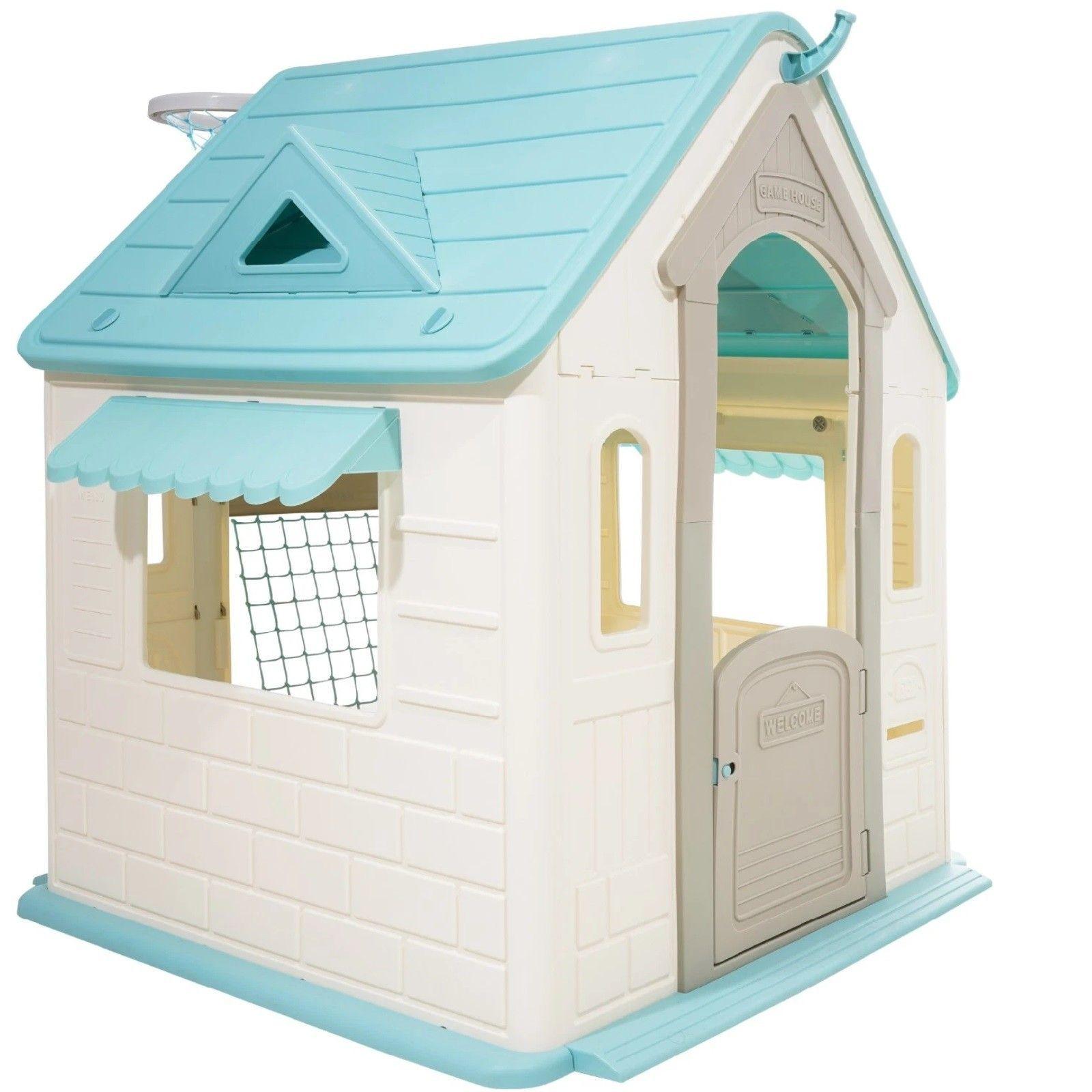 Casa de Juegos Multifunción Beige-3