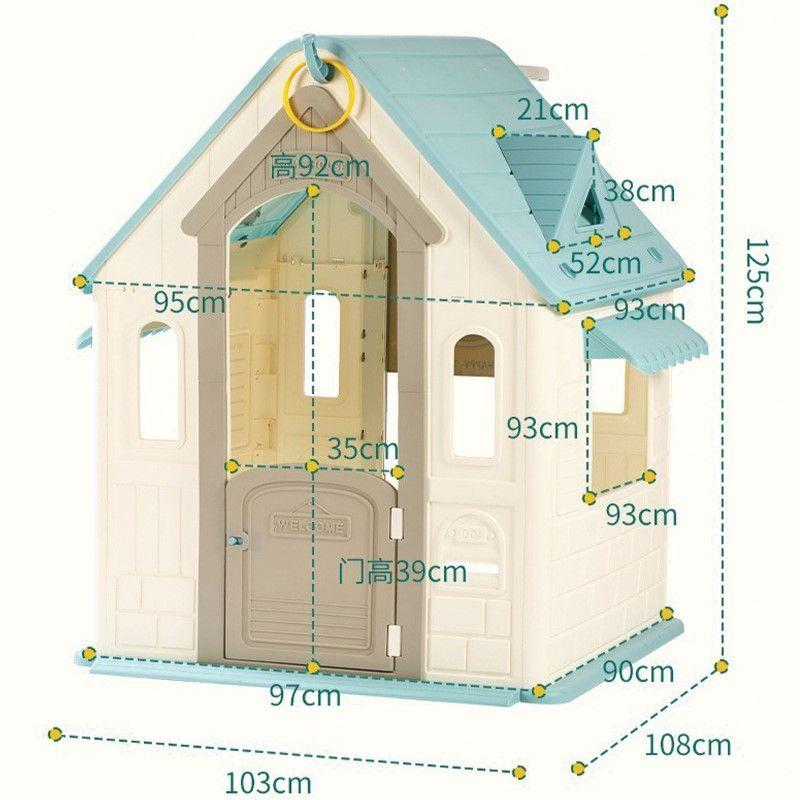 Casa de Juegos Multifunción Beige-5