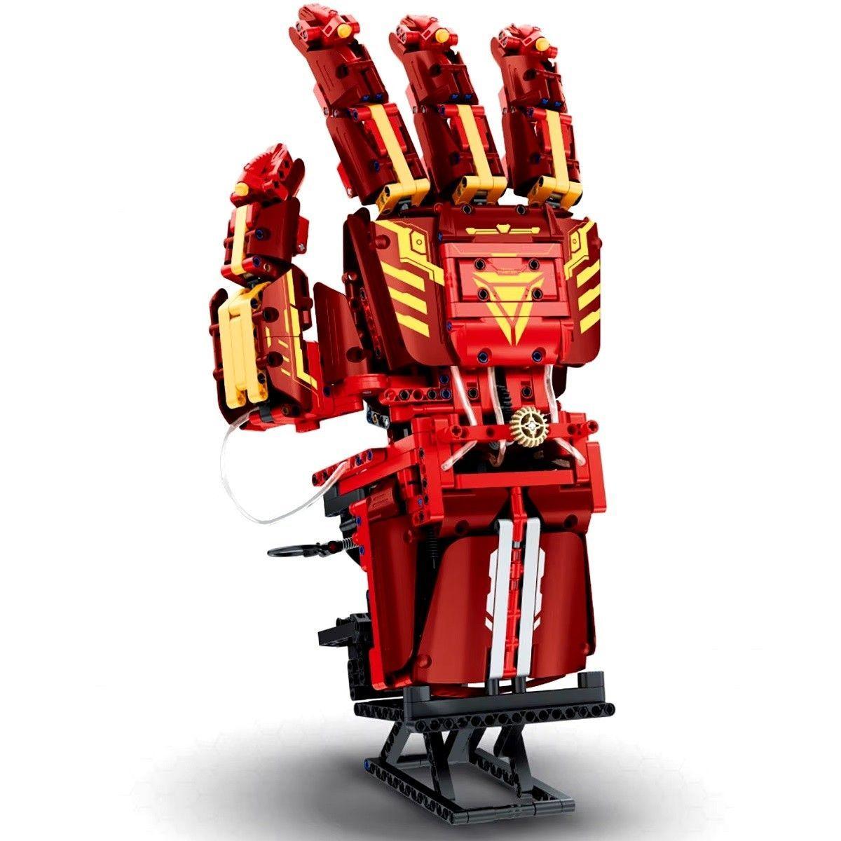 Guante Mano Robótica Hidráulica Bloques Construcción Ironman-2