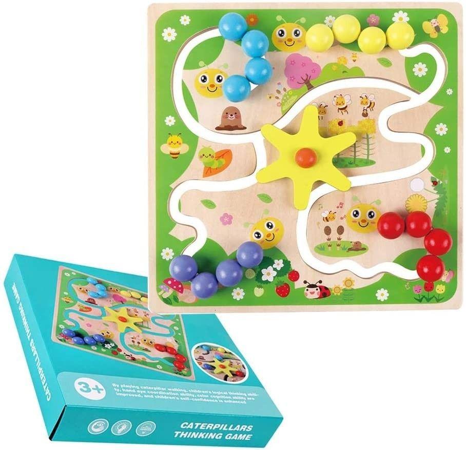 Juego Didáctico Madera Laberinto Cuncuna-3