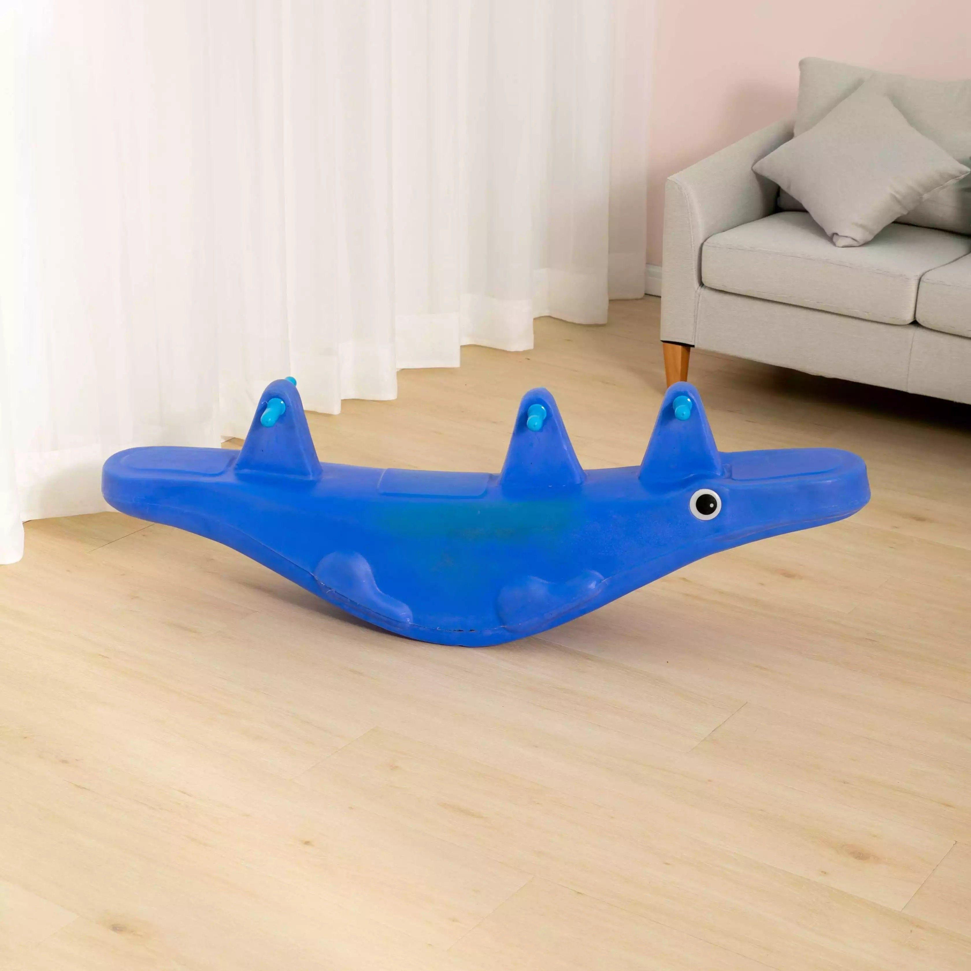 Balancín Triple Cocodrilo Colores Azul-3