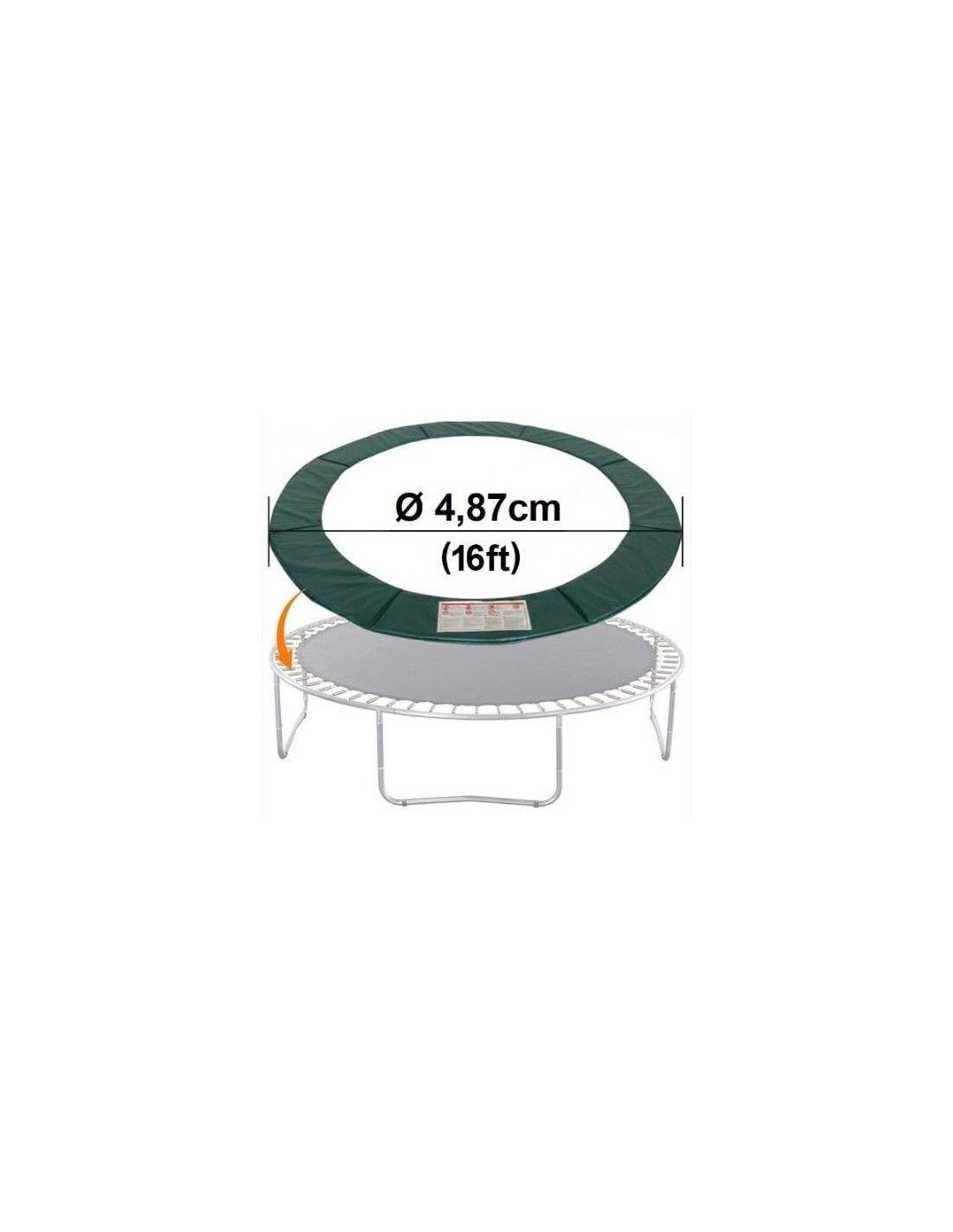 Repuesto Cubre Resortes 4,87m 16ft Cama Elastica Verde PVC-1