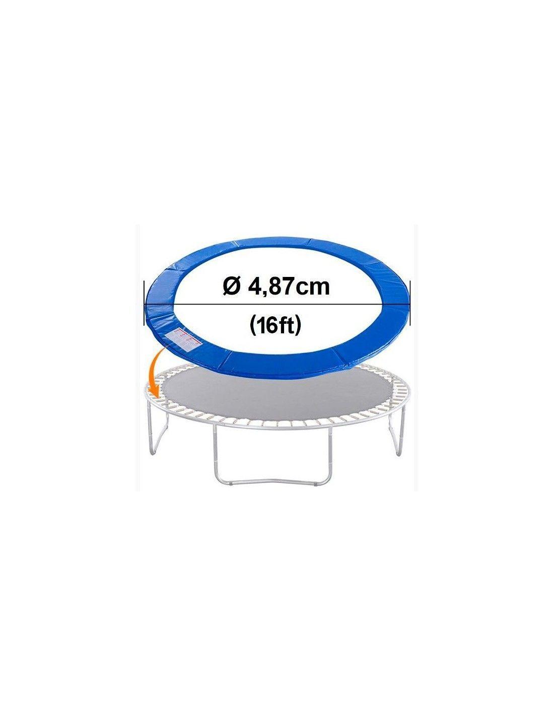 Repuesto Cubre Resortes 4,87m 16ft Cama Elastica Azul PVC-1