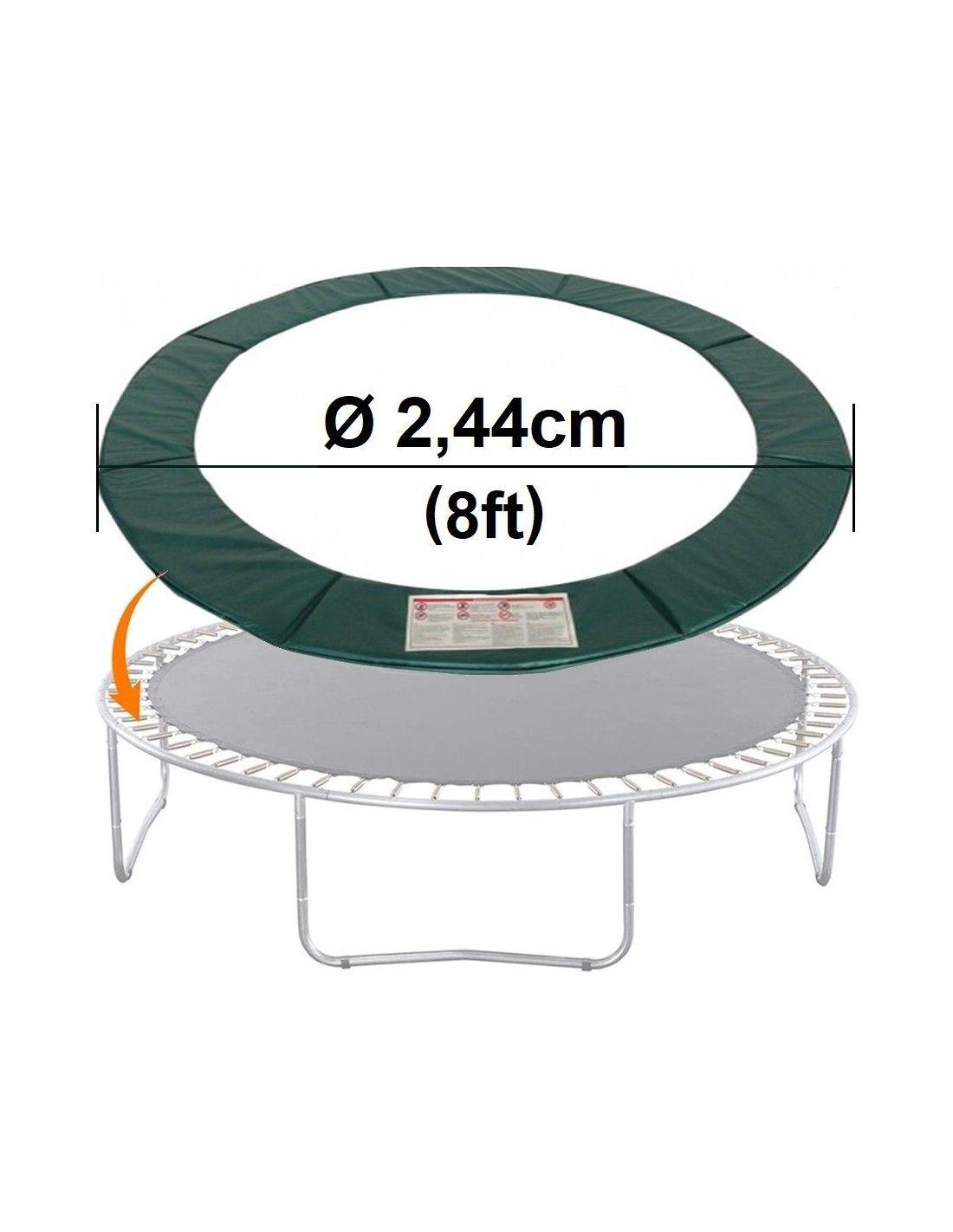 Repuesto Cubre Resortes 2,44m 8ft Cama Elastica Verde PVC-1