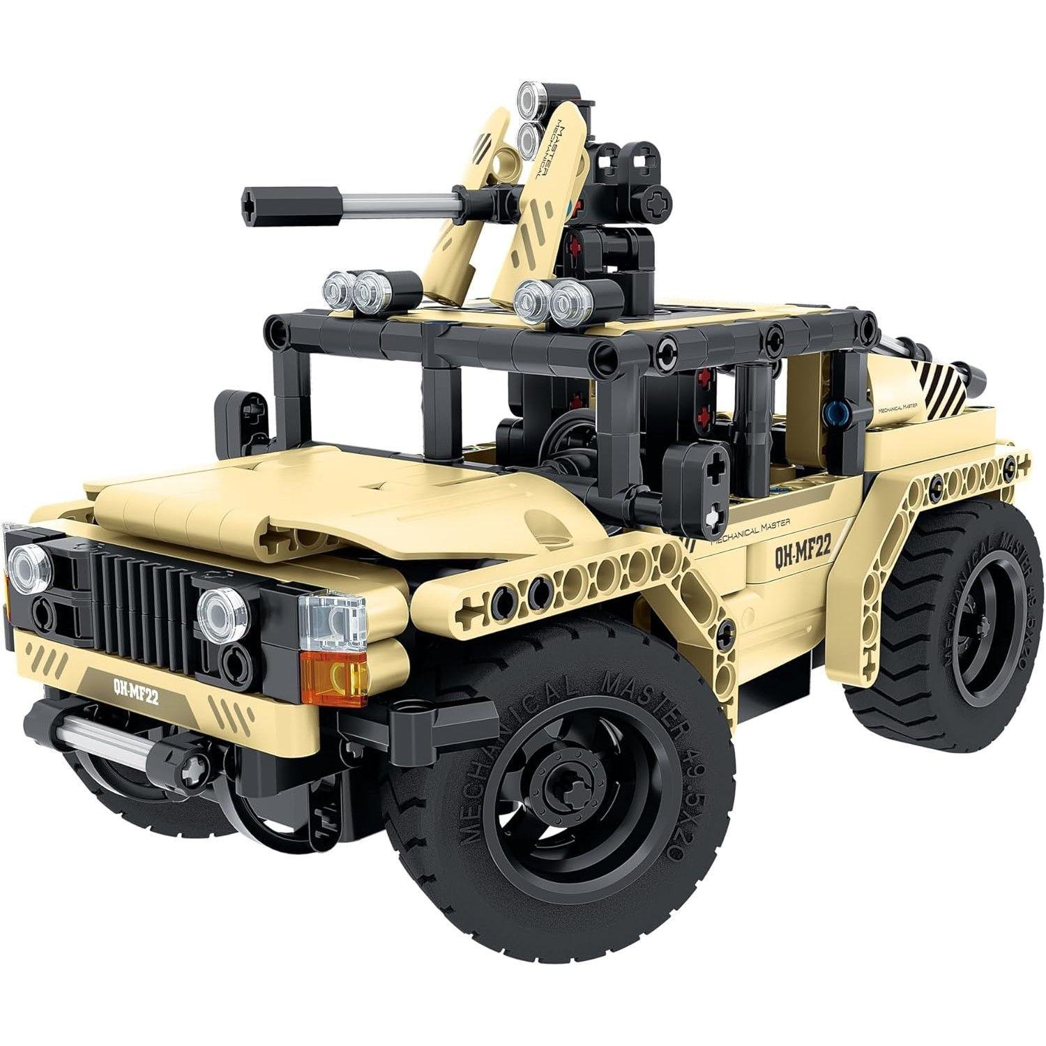 Jeep Militar Bloques Construcción Technic Control Remoto-2