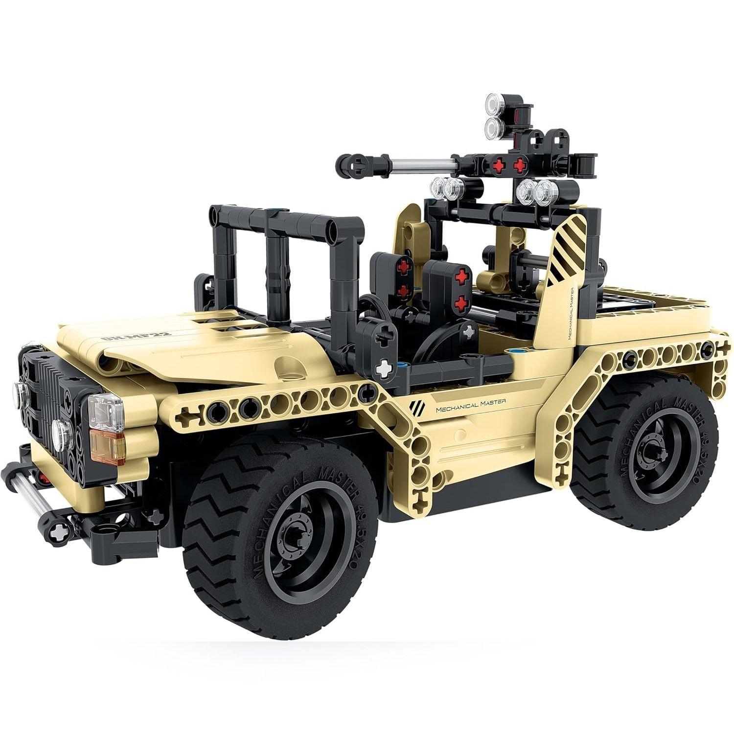 Jeep Militar Bloques Construcción Technic Control Remoto-4