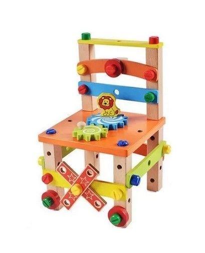 Juego Madera Set Herramientas Silla Armar-0