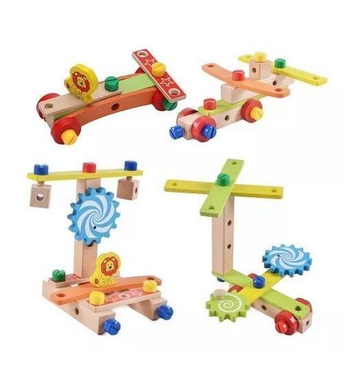 Juego Madera Set Herramientas Silla Armar-2