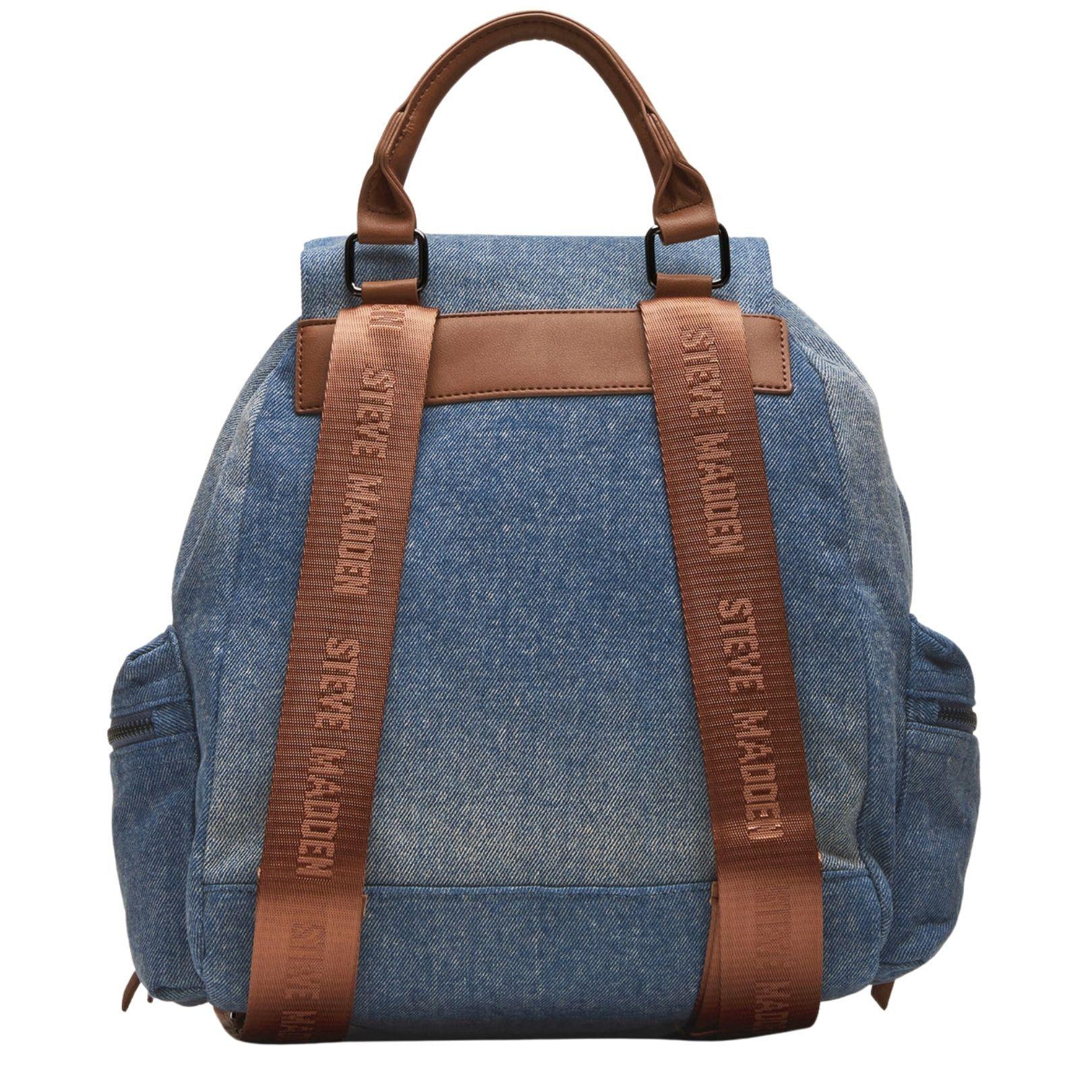 Mochila Solly Steve Madden Denim Fabric-4