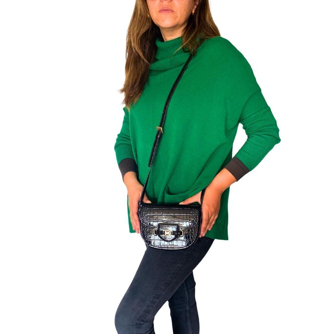 Crossbody Michael Kors Reed small Negro-7