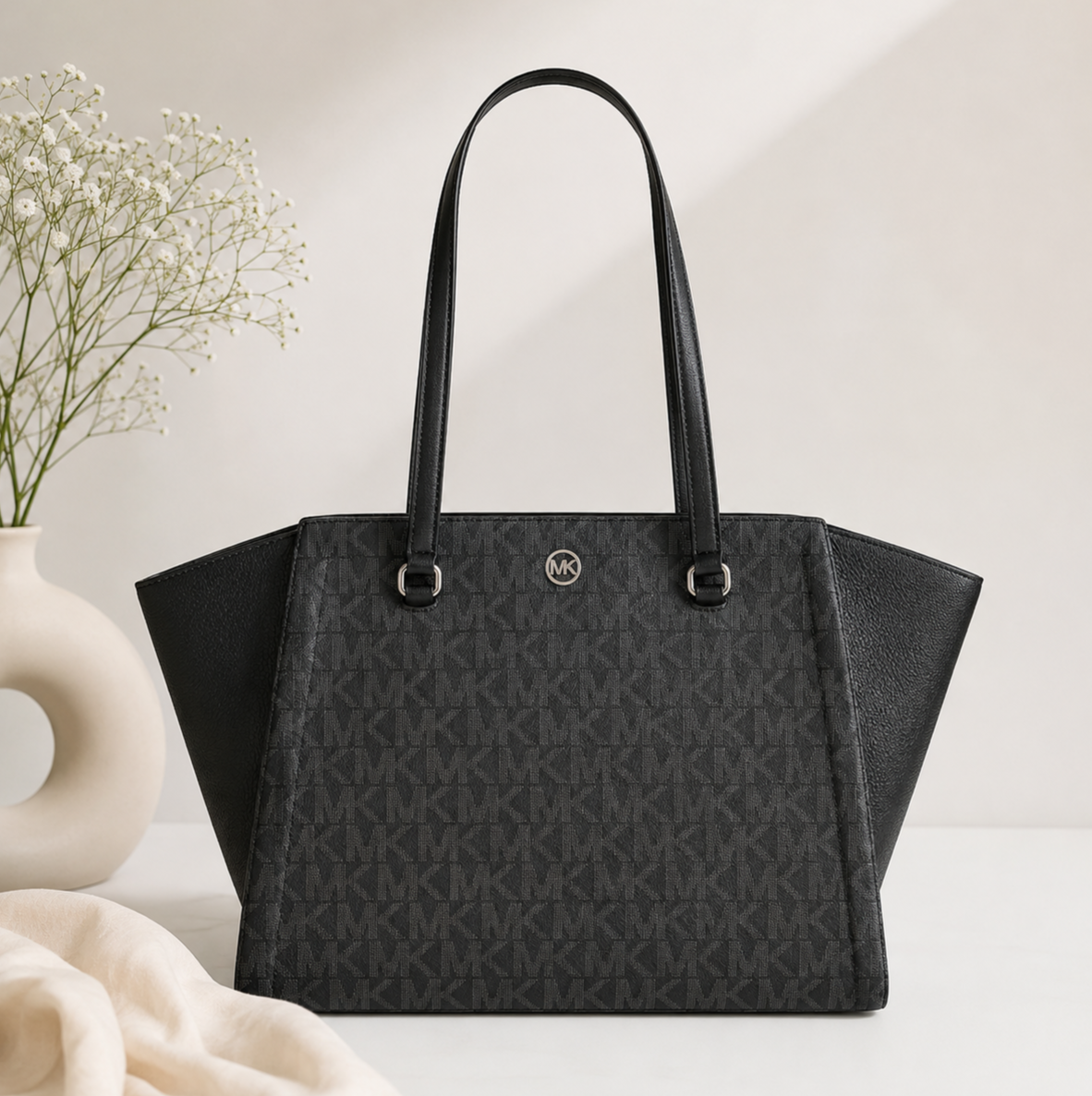 Tote Bag Michael Kors modelo Freya XL apto para PC-0