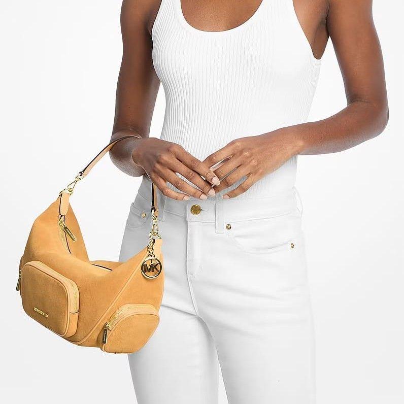 Cartera Michael Kors Merritt Medium crossbody convertible Gamuza-2