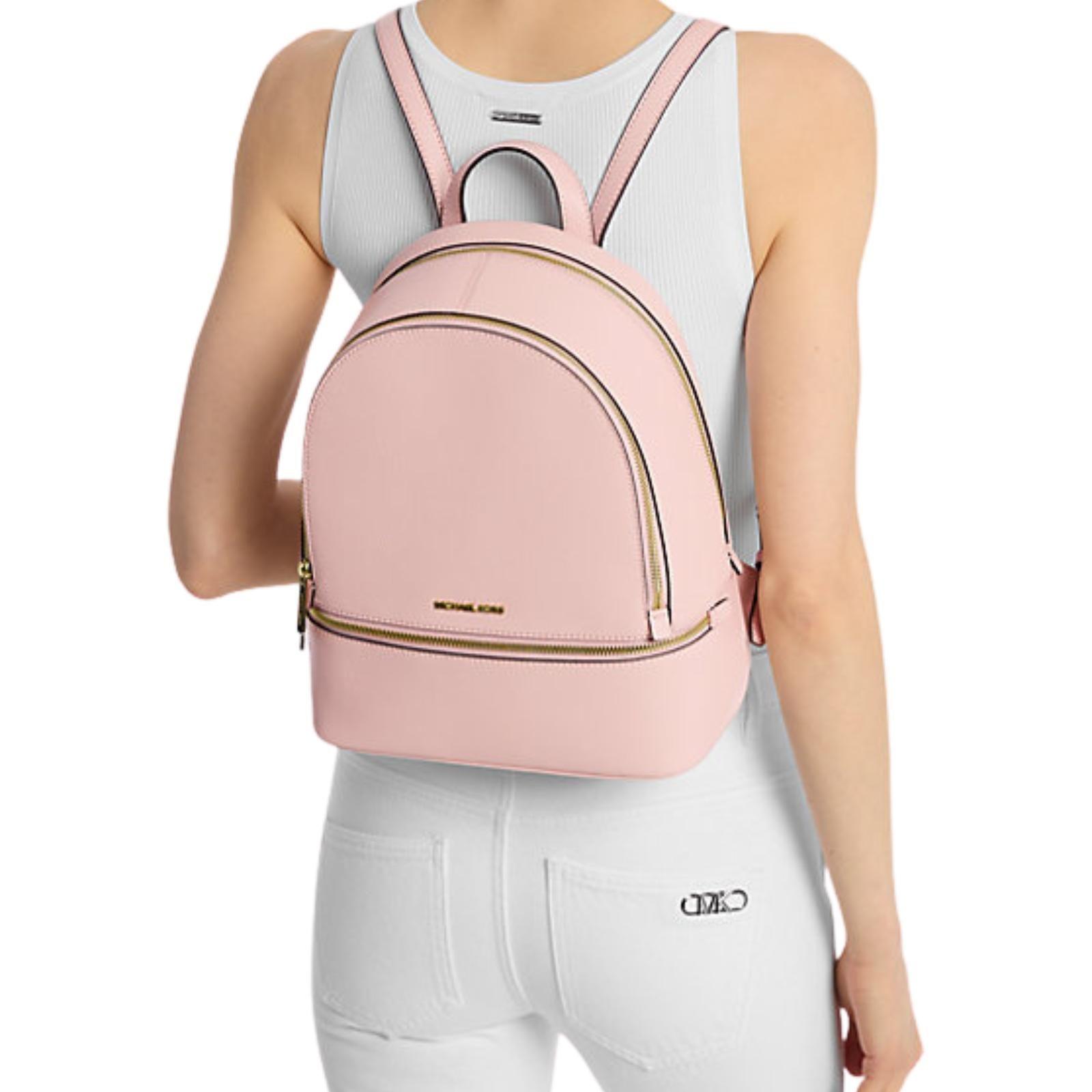 Mochila Michael Kors Rhea mediana de piel granulada -0