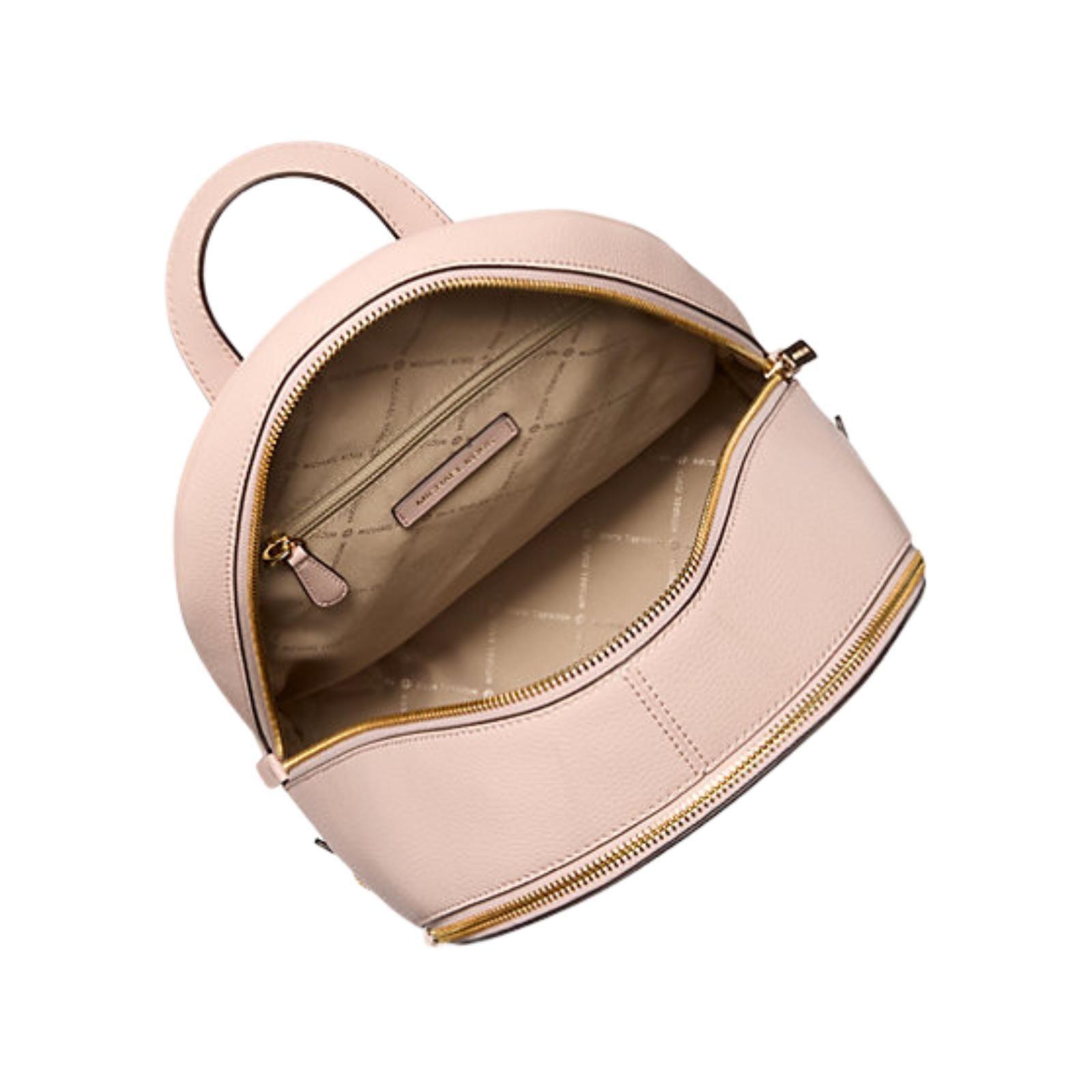 Mochila Michael Kors Rhea mediana de piel granulada -1