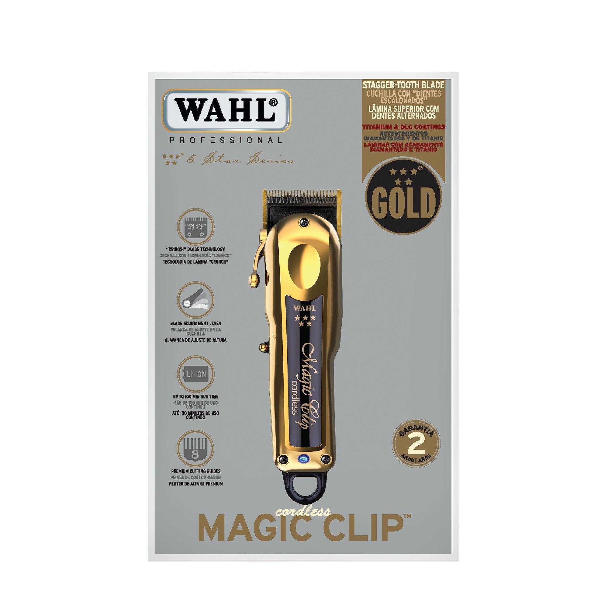 Magic Clip Gold Cordless Wahl Br -0