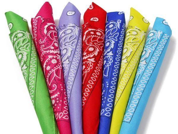 Pañuelo Bandana Unisex Cuadrado 55x55 cm-2