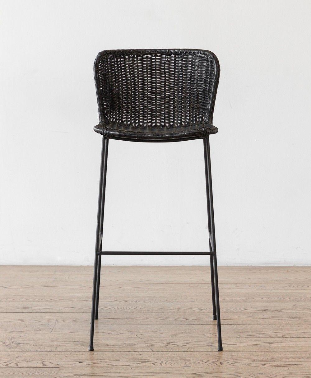 Taburete Golfet Negro Alto-6