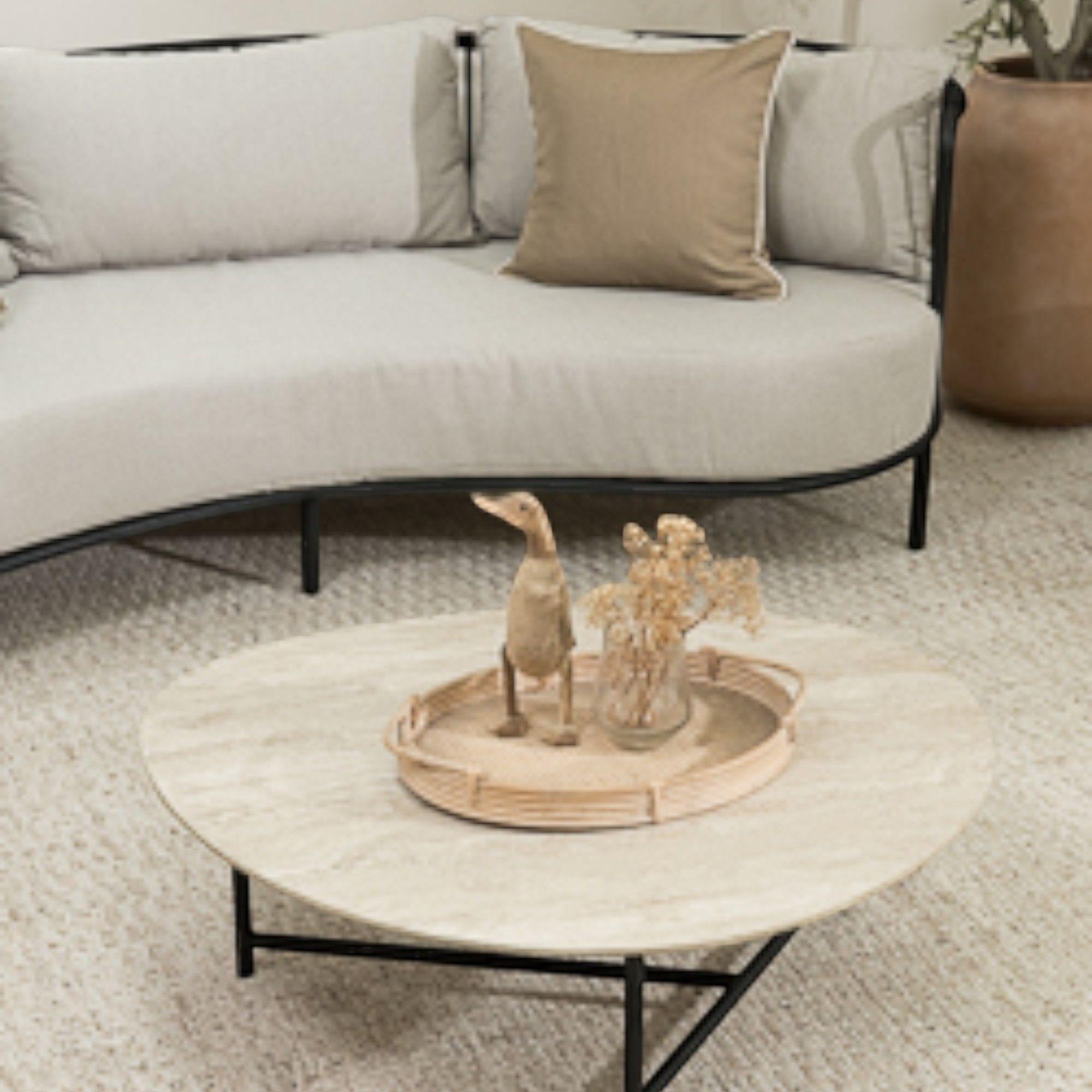 Mesa De Centro Baule Piedra Crema-0