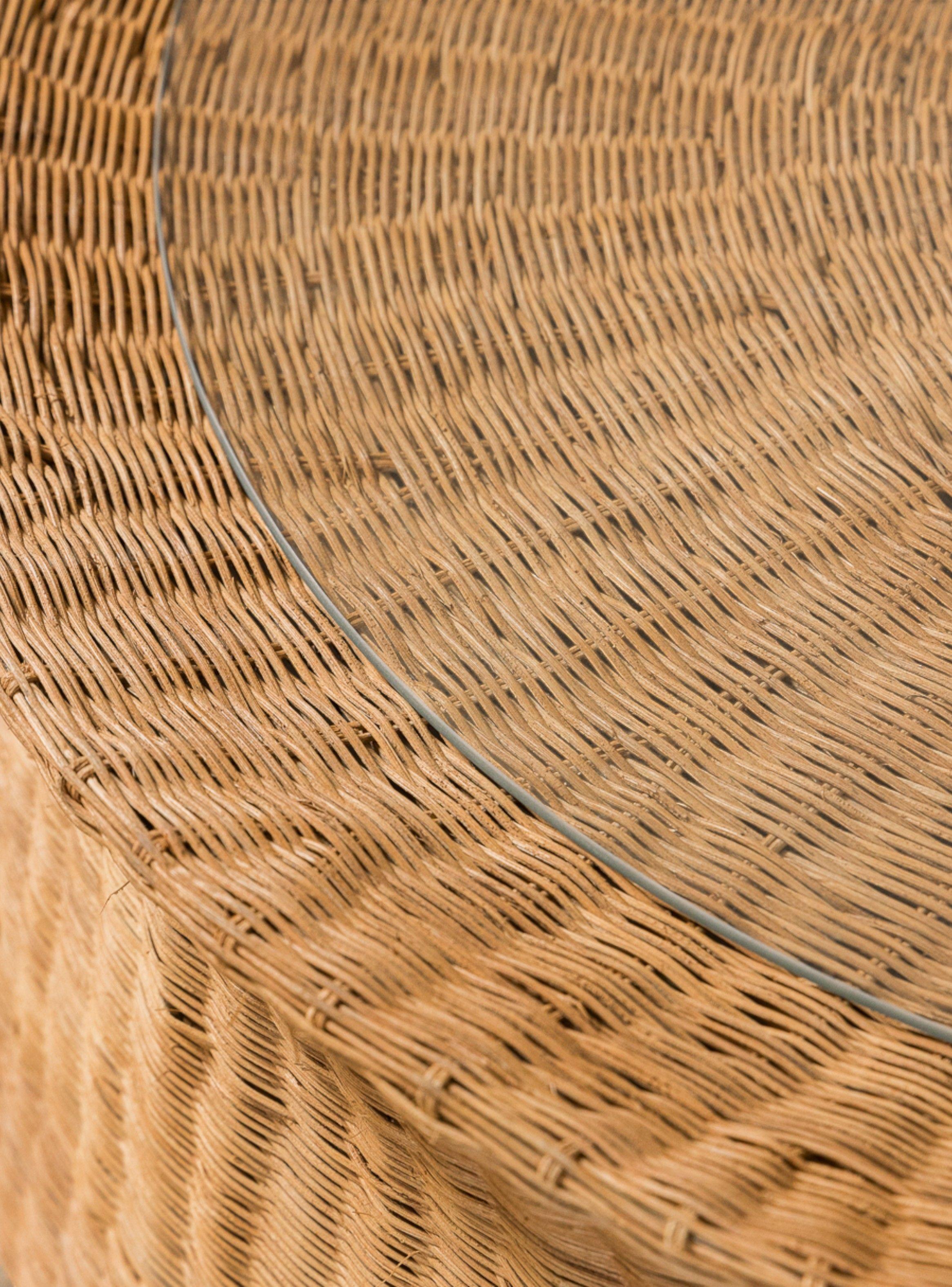 Mesa Rattan 100Cm Café Amoblé-3