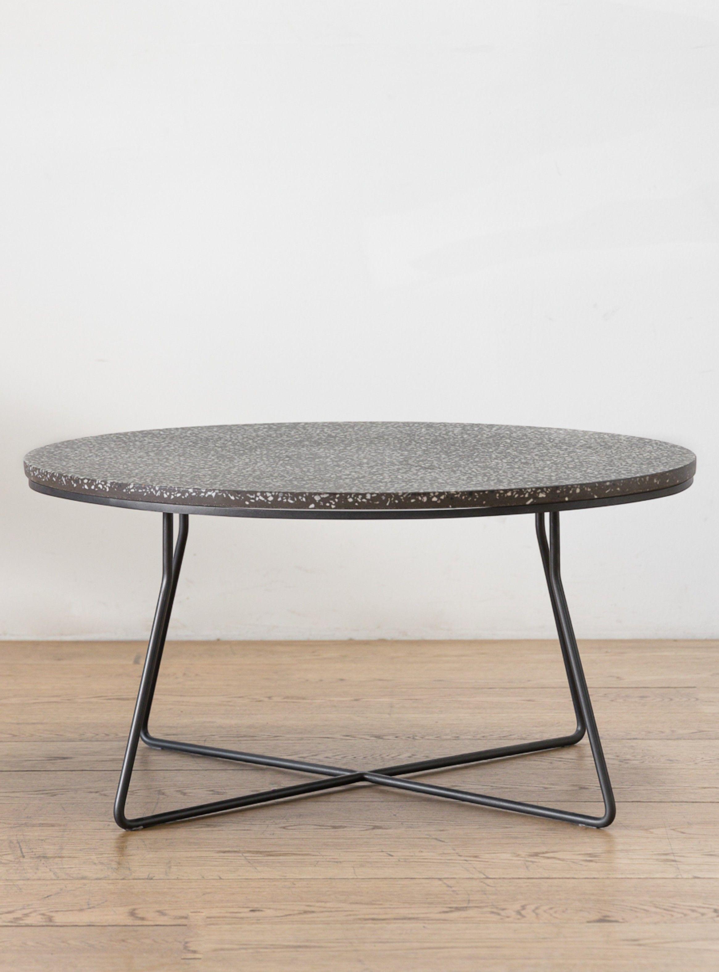 Mesa De Centro Terrazo Gris-5