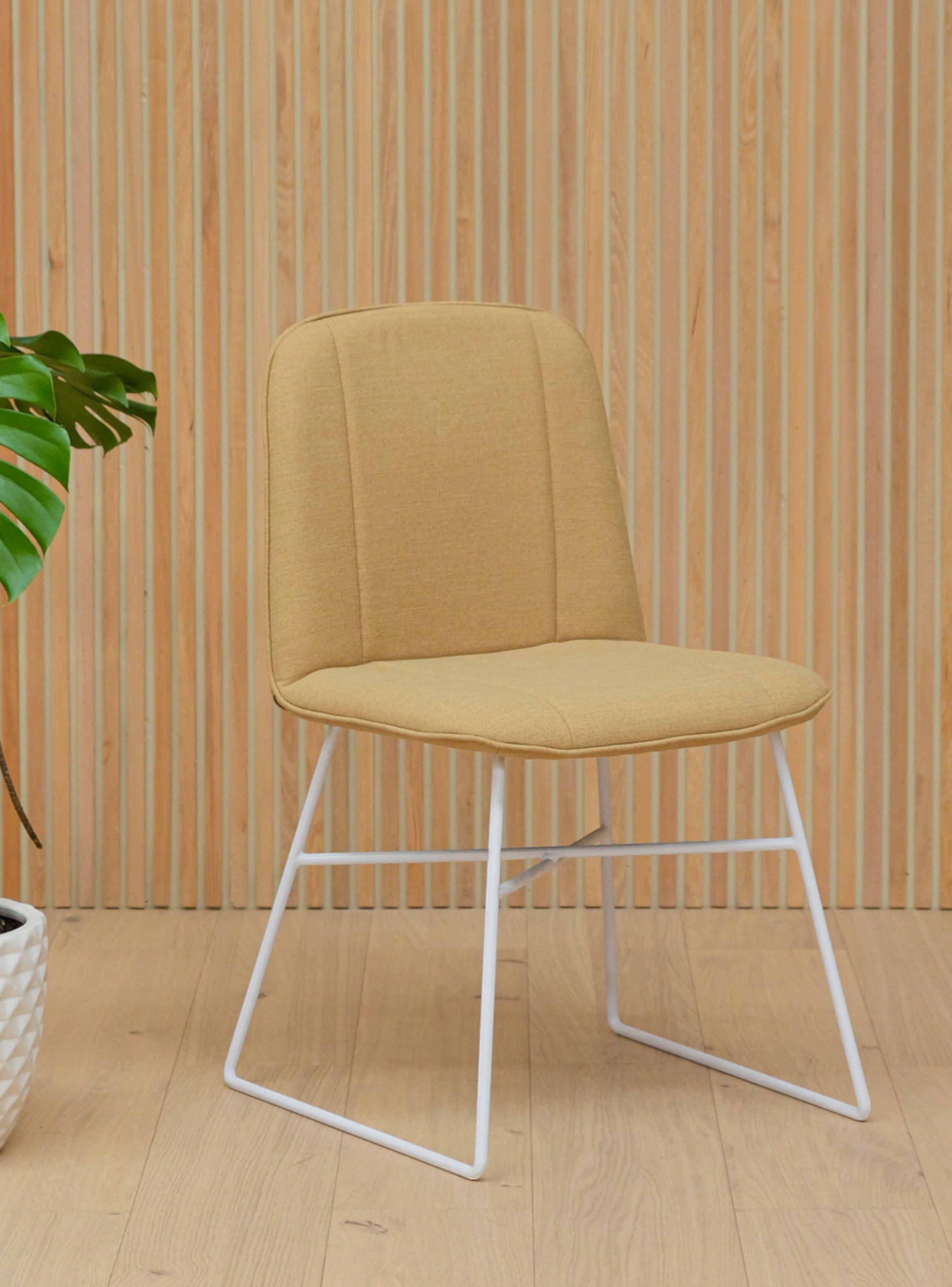 Silla Dome Ocre Amarillo Amoblé-0