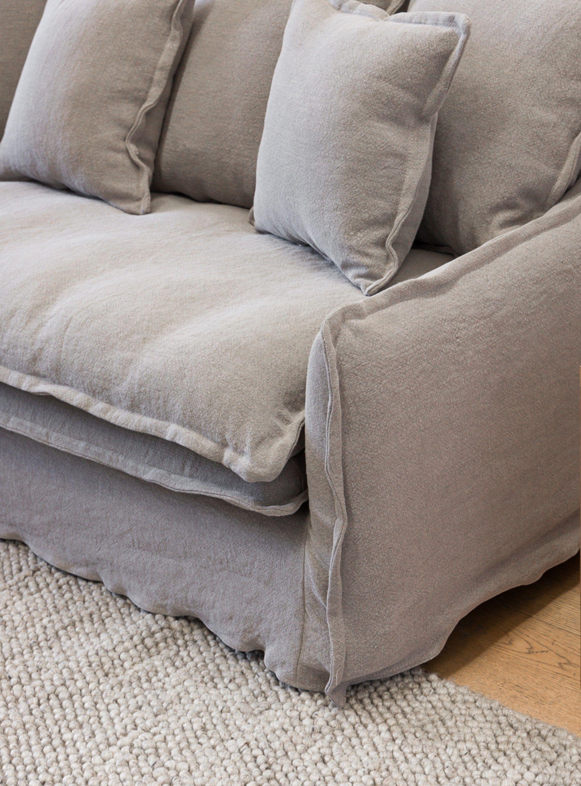 Sofa Angostura Lino Gris Claro 220-1