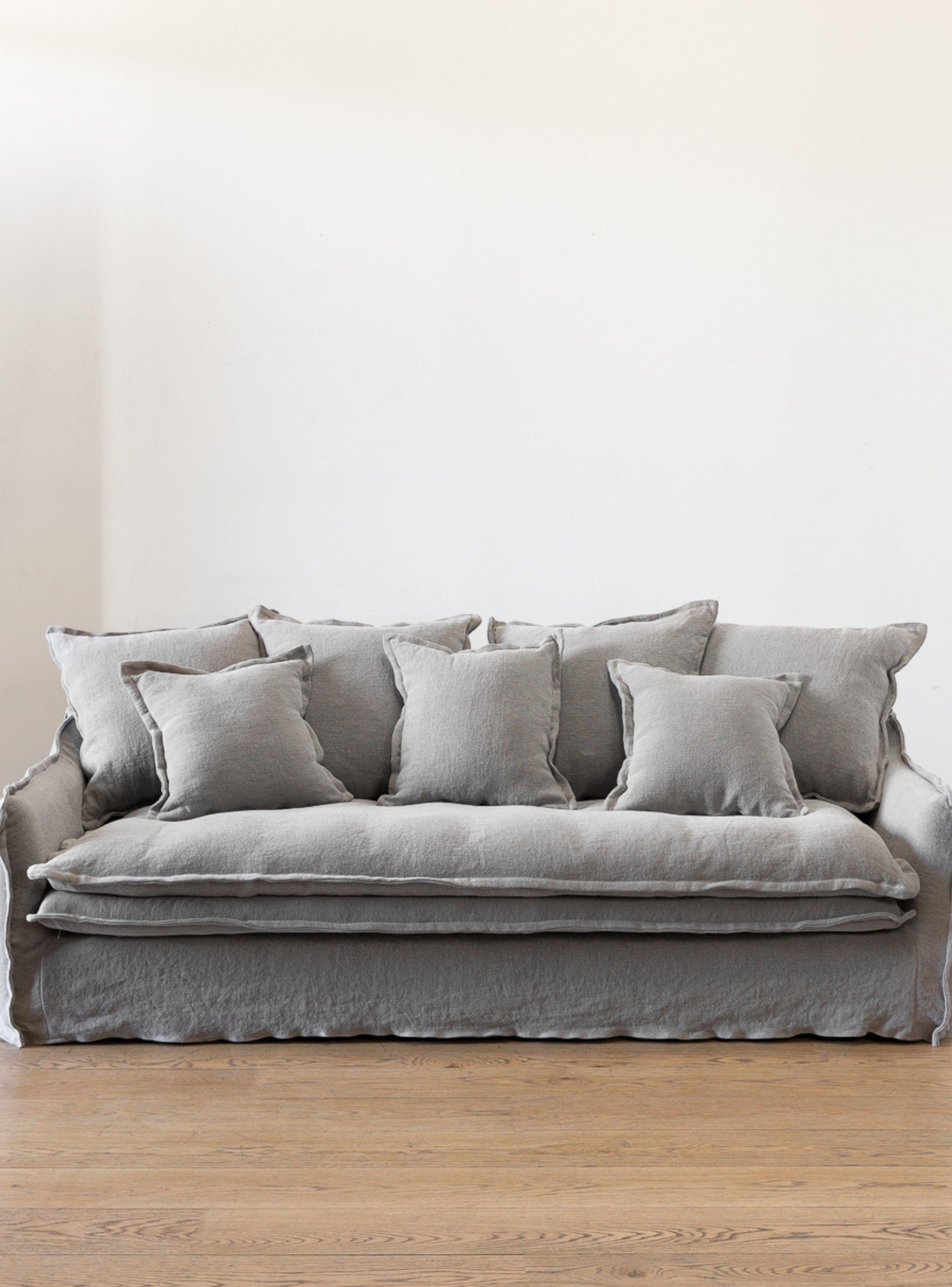 Sofa Angostura Lino Gris Claro 220-3