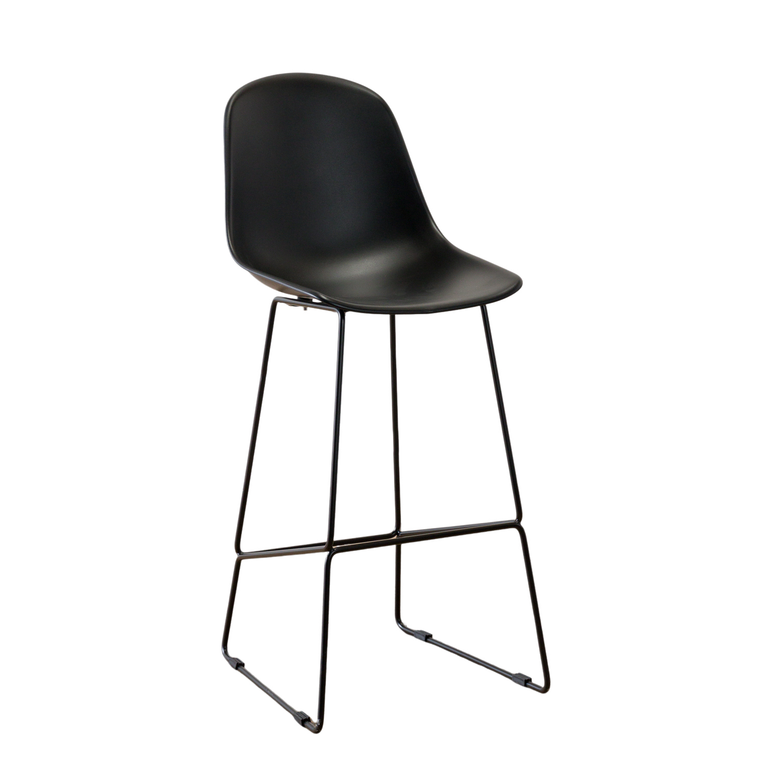 Taburete Alto Moses Negro-4