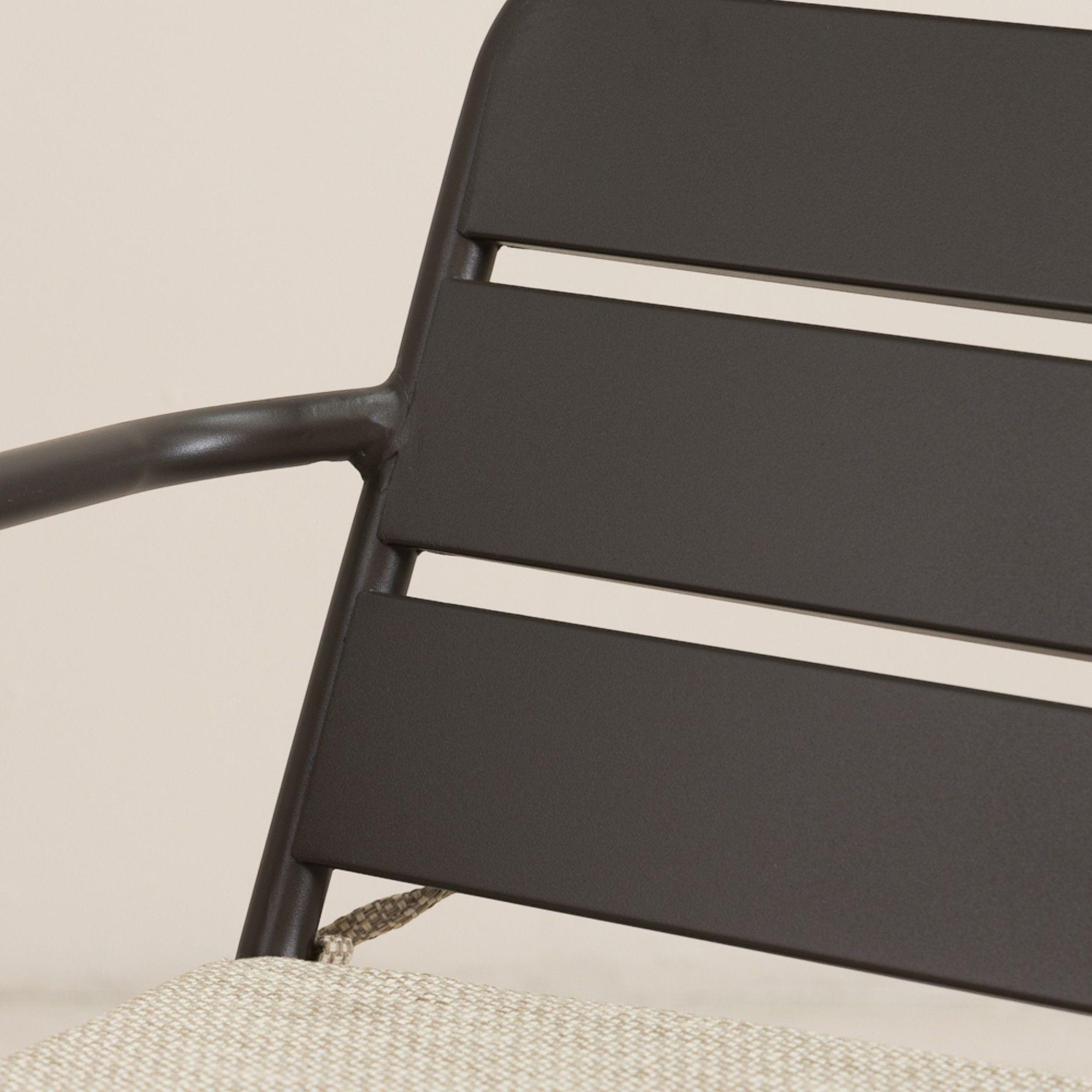 Sofa Terraza Anika Negro 124 Amoble-1