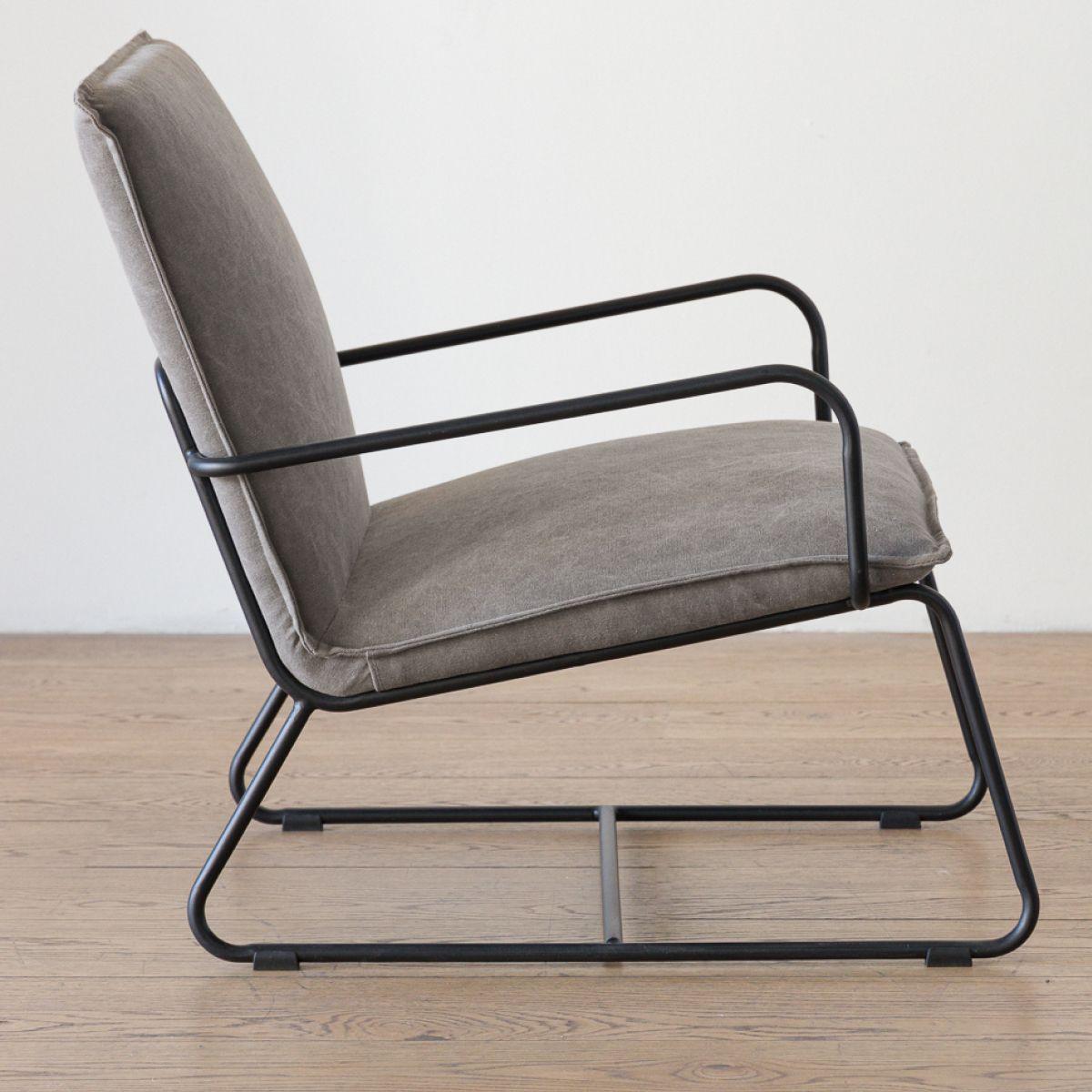Poltrona Windsor Canvas Gris-2