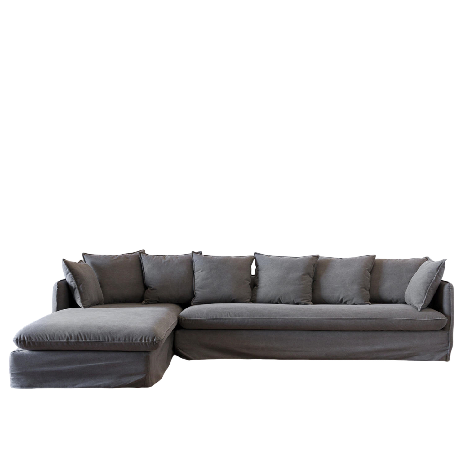 Sofa Jacinta Seccional Izquerdo  Gris H-9