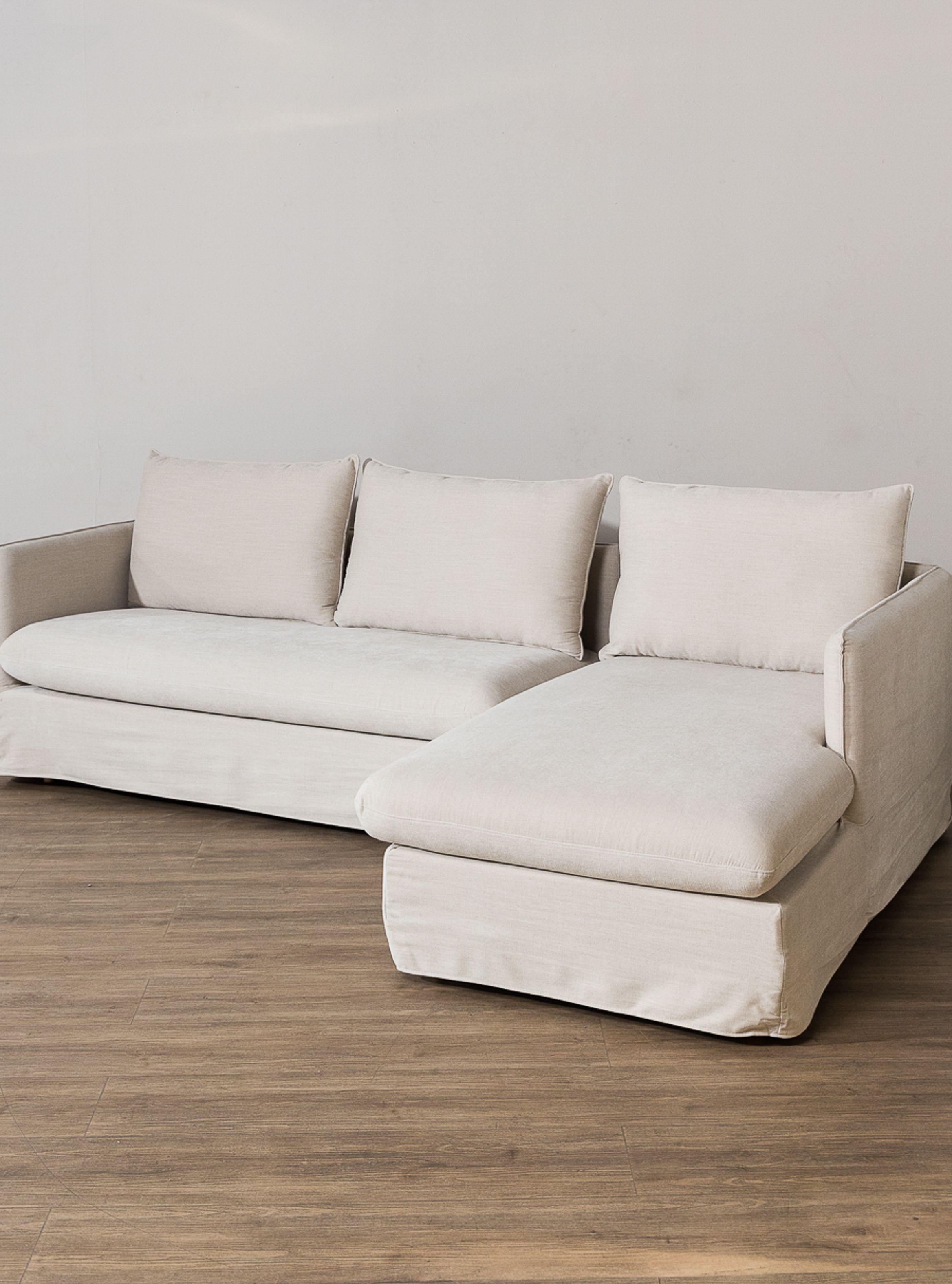 Sofa Seccional Derecho Emilia Beige-2