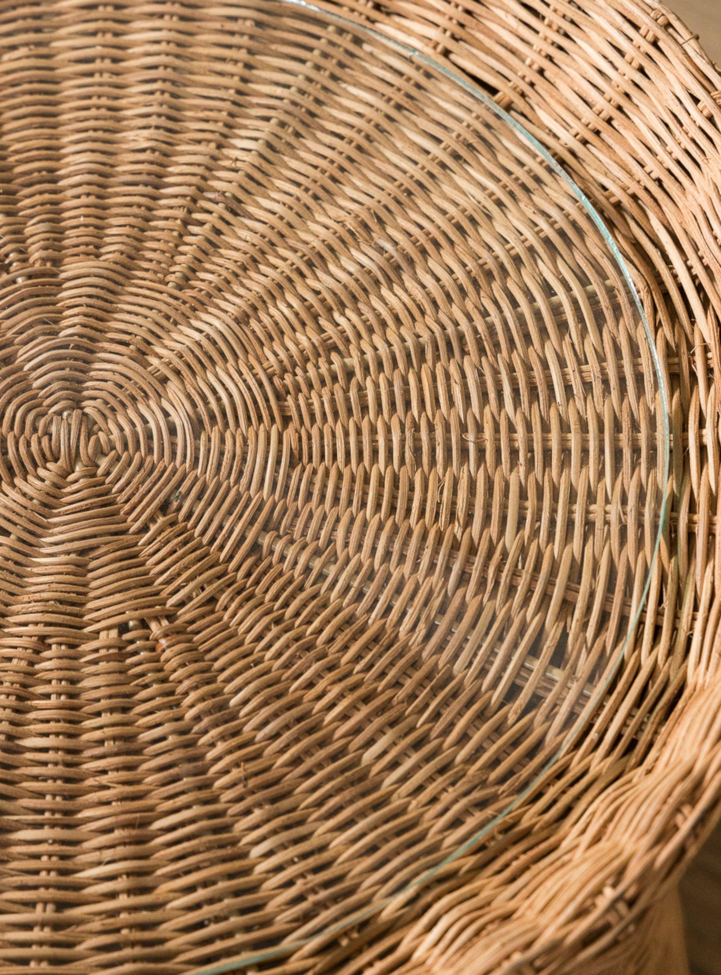 Mesa Rattan 50Cm Café Amoblé-3