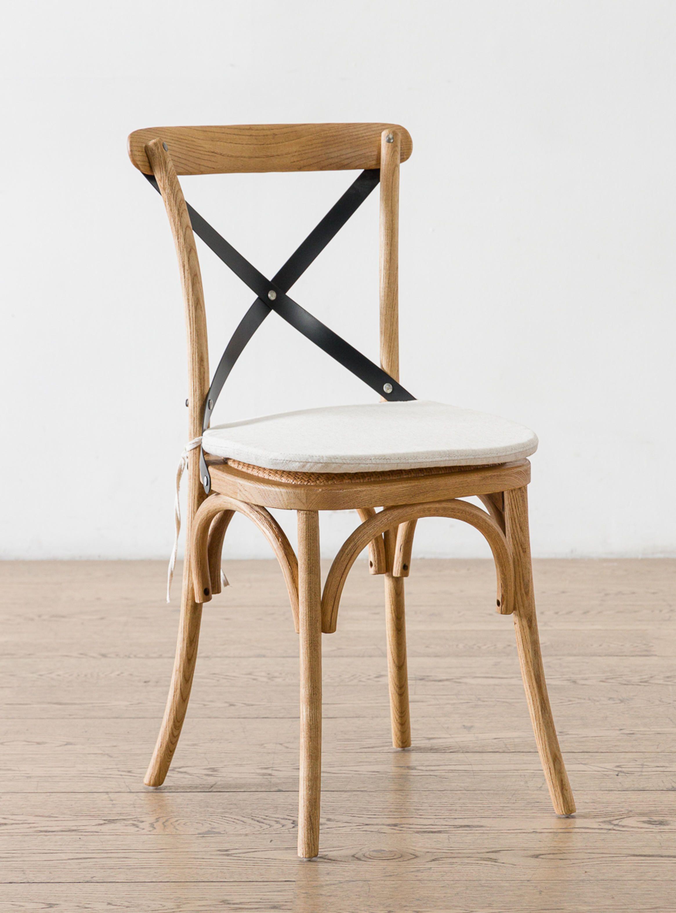 Silla Veracruz Con Cojín Natural Sh-1