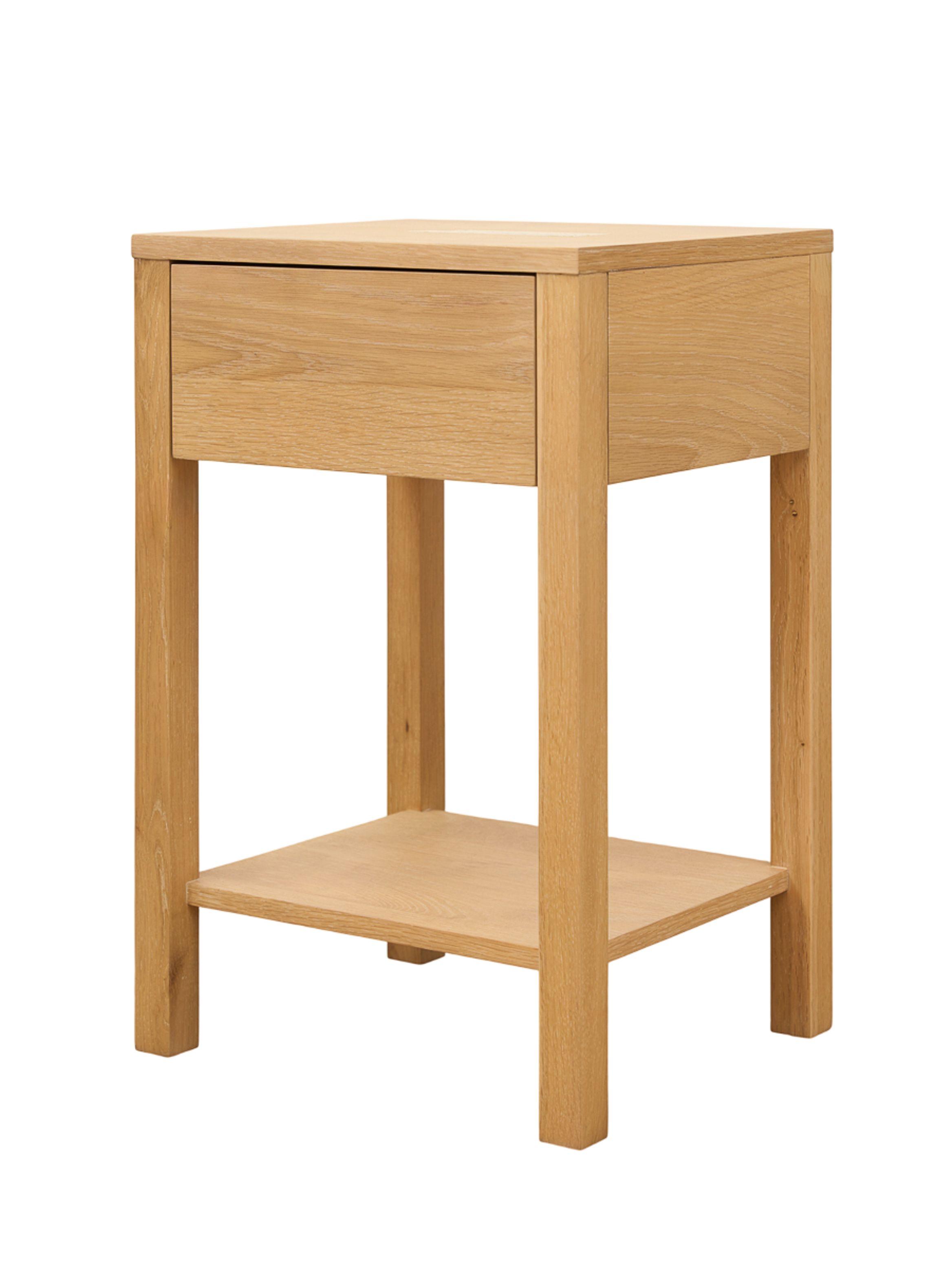 Velador Mafran Amoble Natural Madera de Roble-2