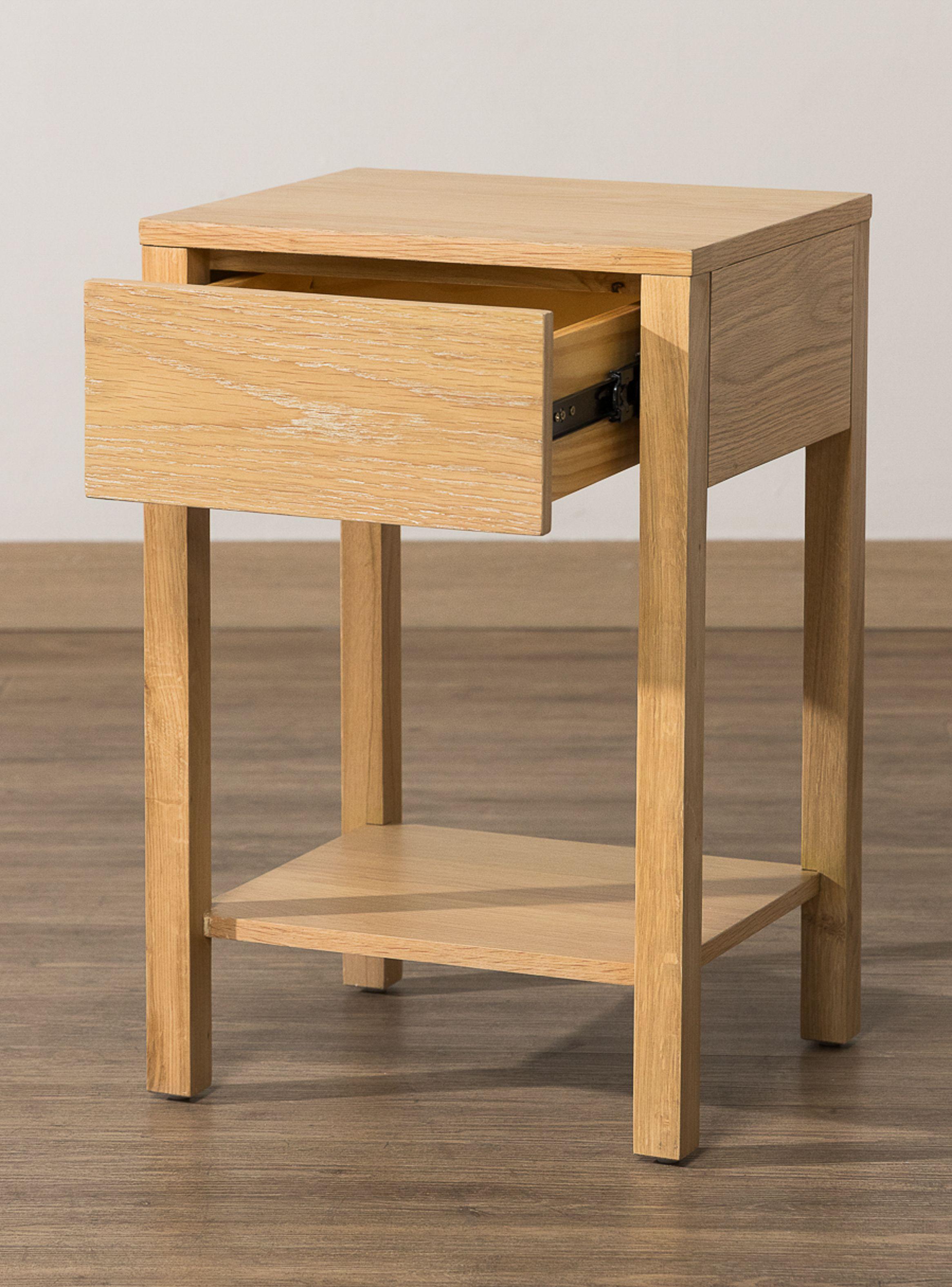 Velador Mafran Amoble Natural Madera de Roble-4