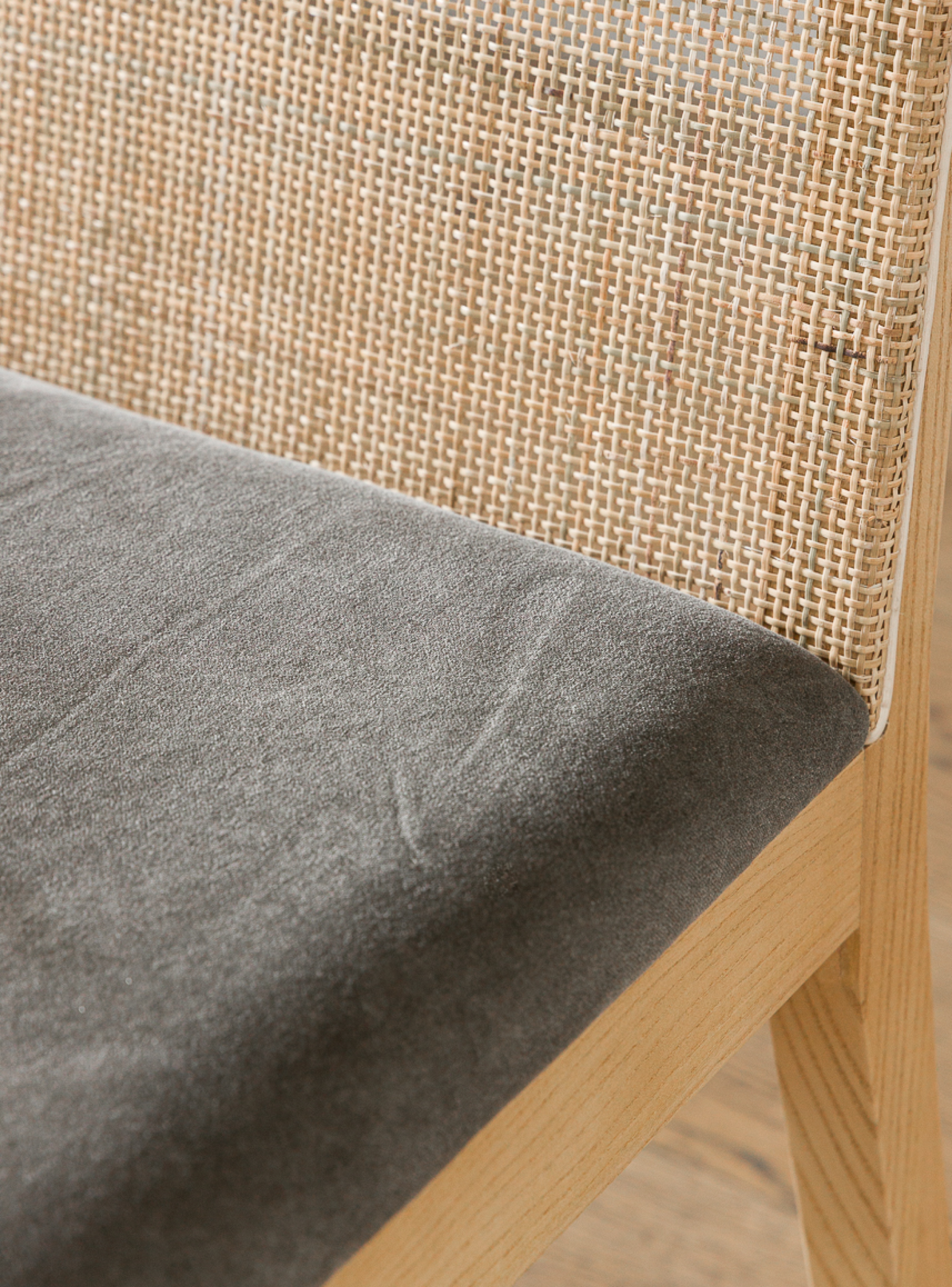 Silla prado velvet Roble americano-2