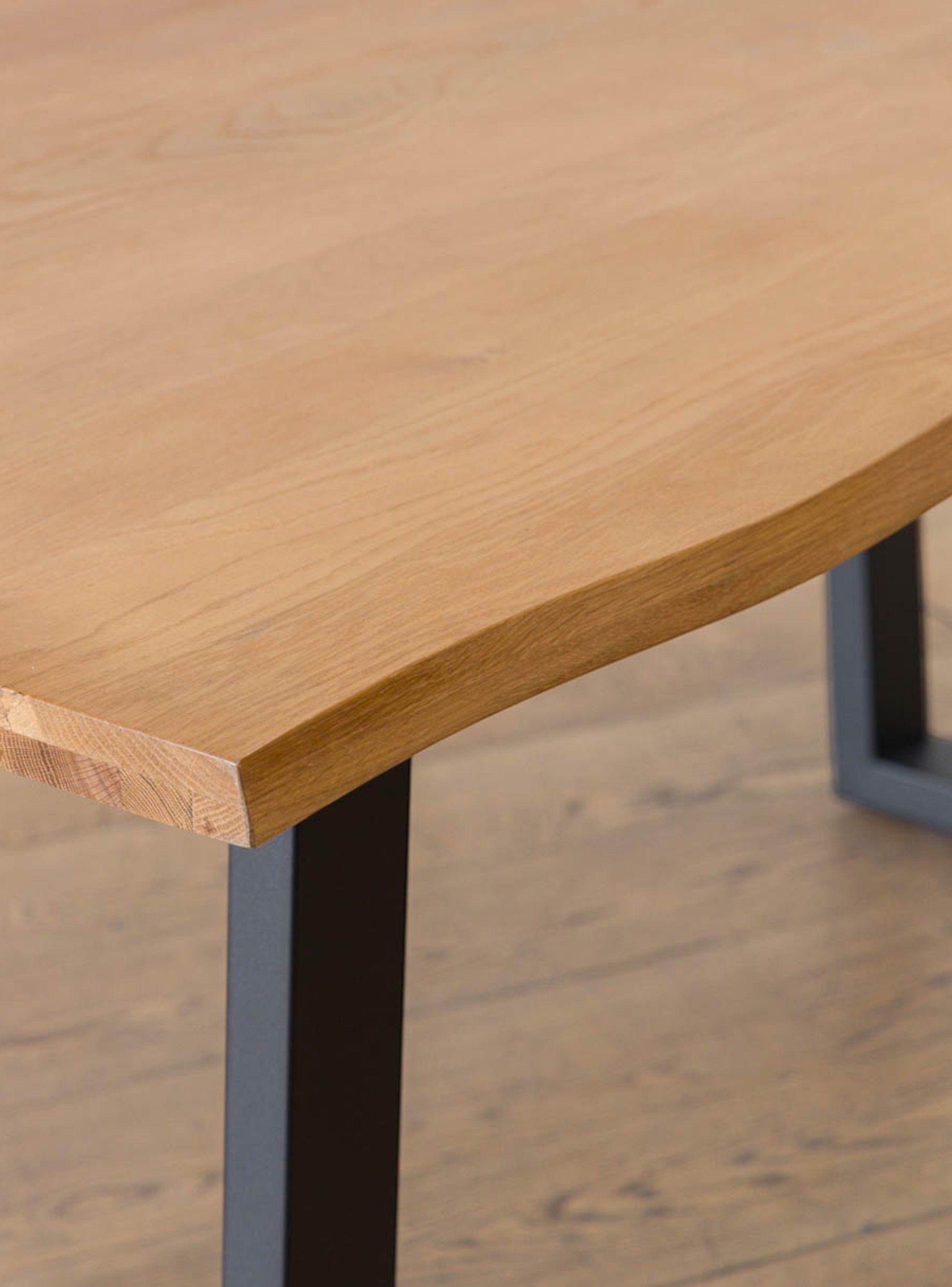 Mesa De Comedor Montblanc Negra Roble-4