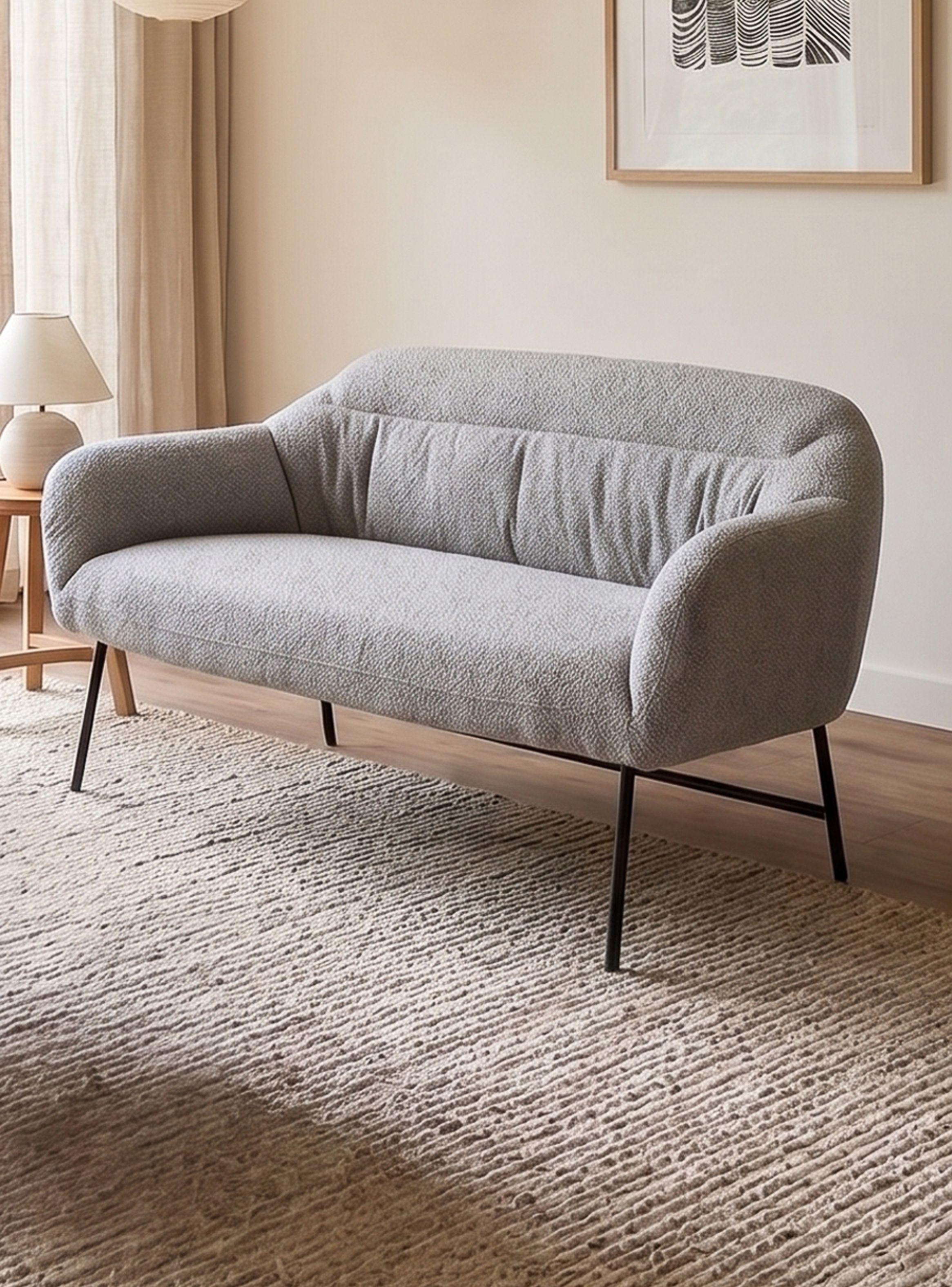 Sofa Origo Gris 2 cuerpos Amoblé-0