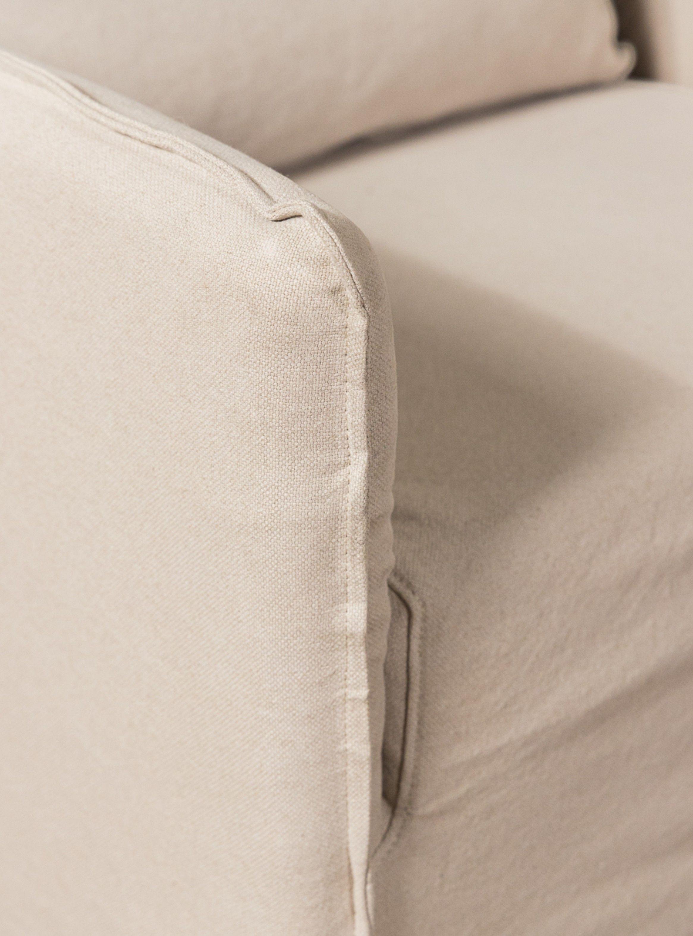 Poltrona Gervasio Lino Beige La Amoblé-3