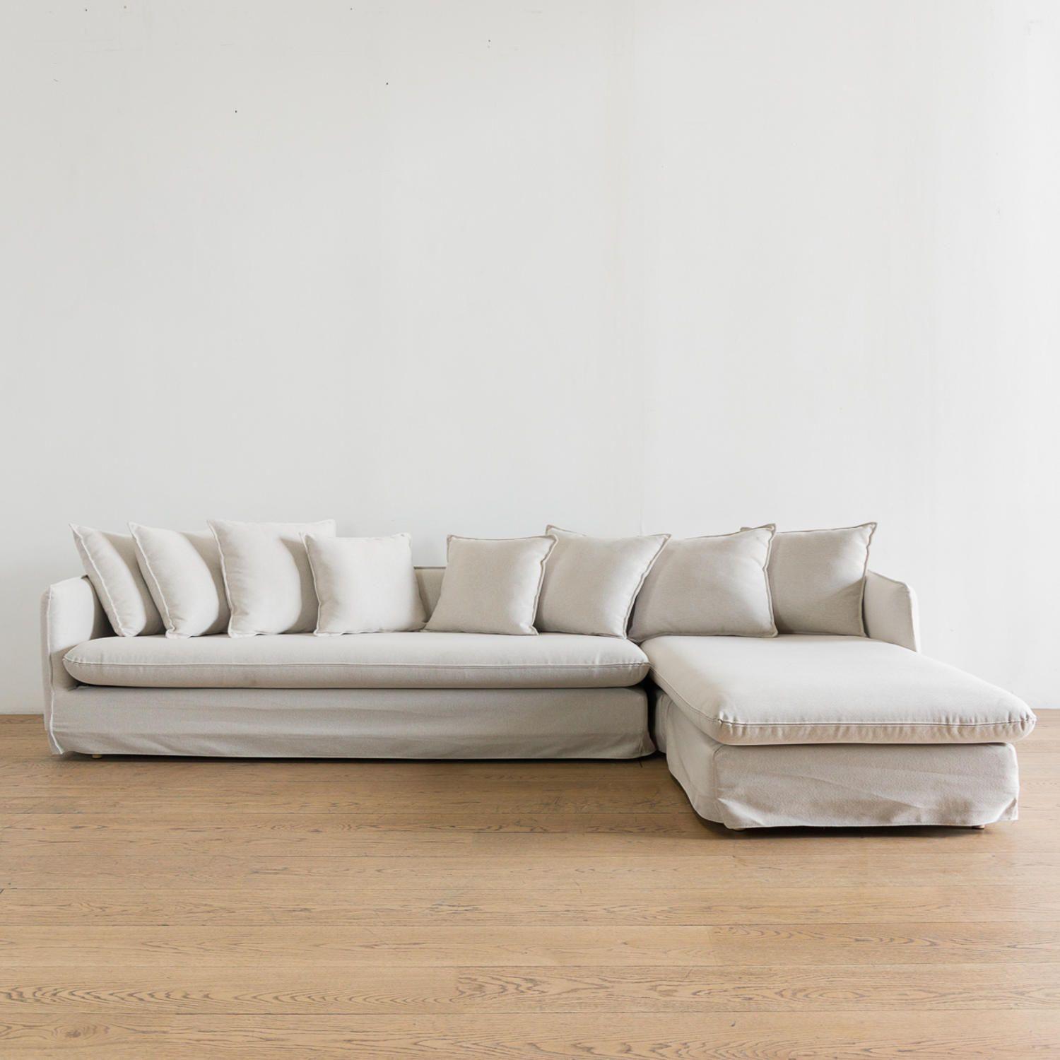 Sofa Jacinta Seccional Derecho Beige H-2