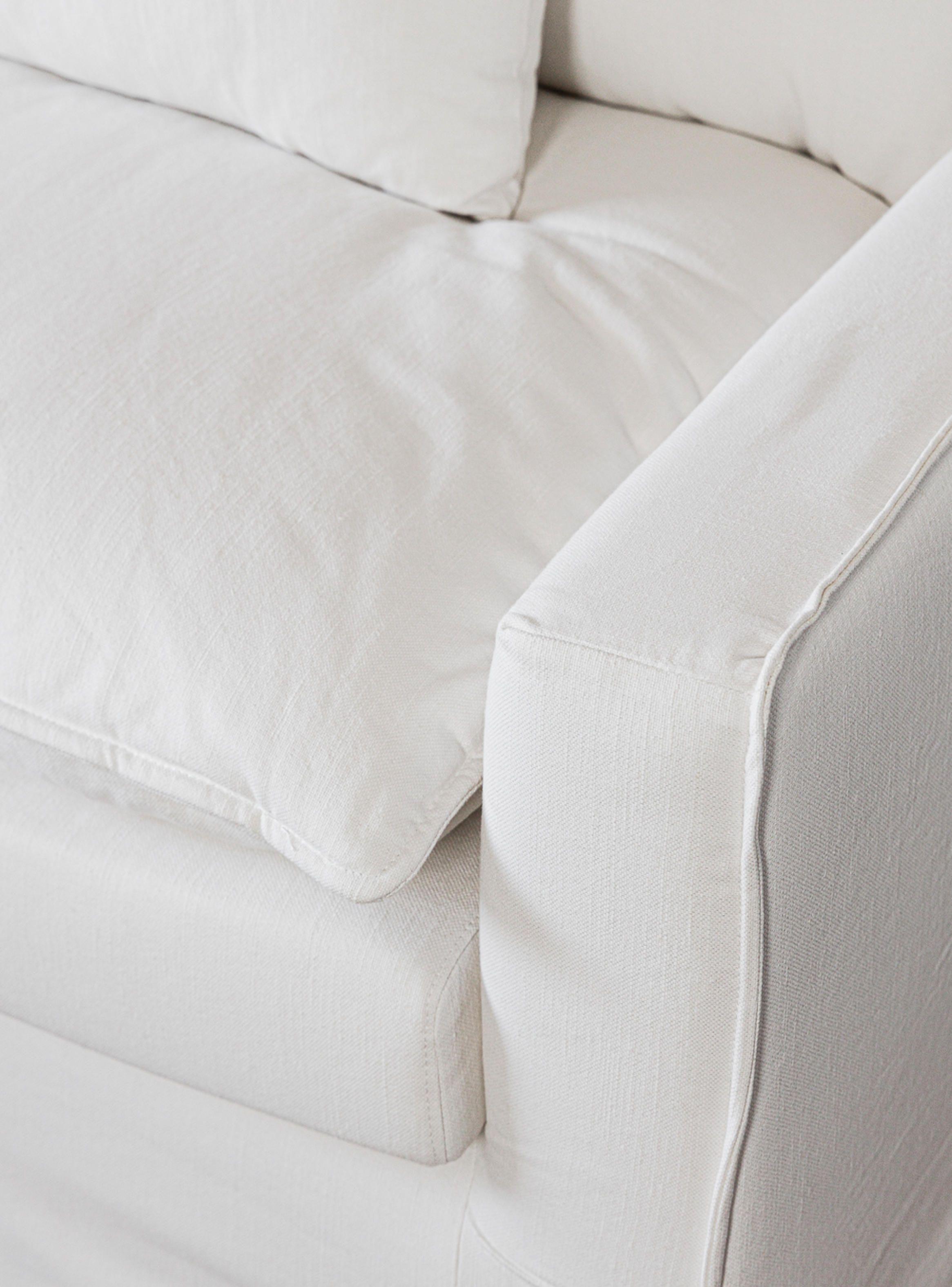 Sofa seccional Angostura Lino Blanco V-3