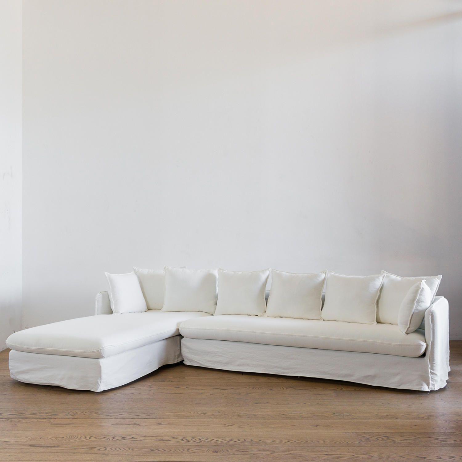 Sofa Jacinta Seccional Izquerdo Blanco-1