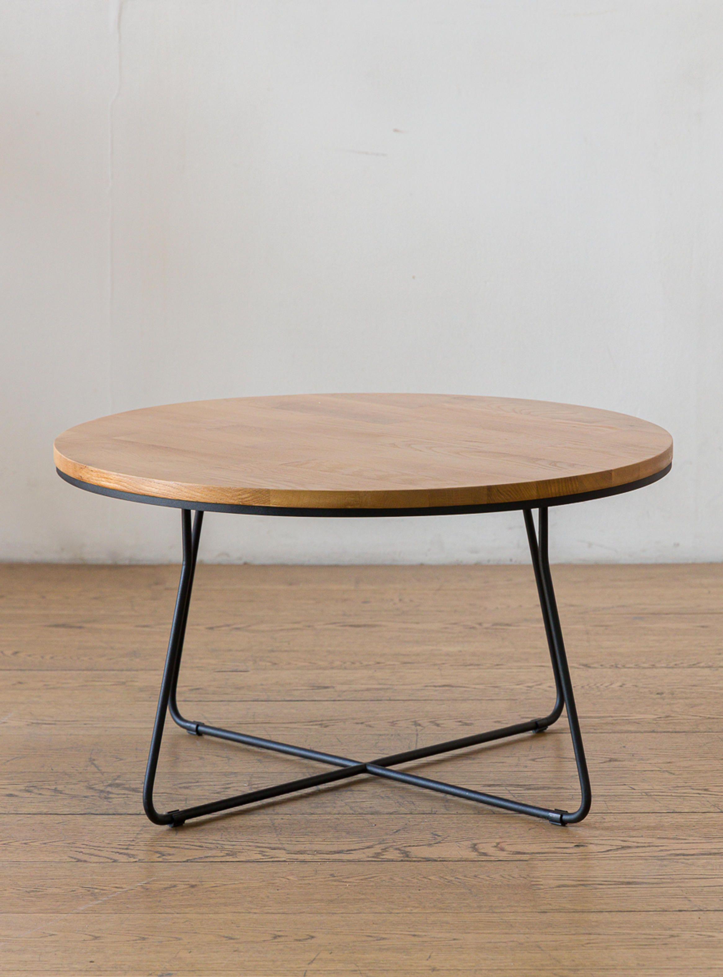 Mesa De Centro Circular Madera V-3