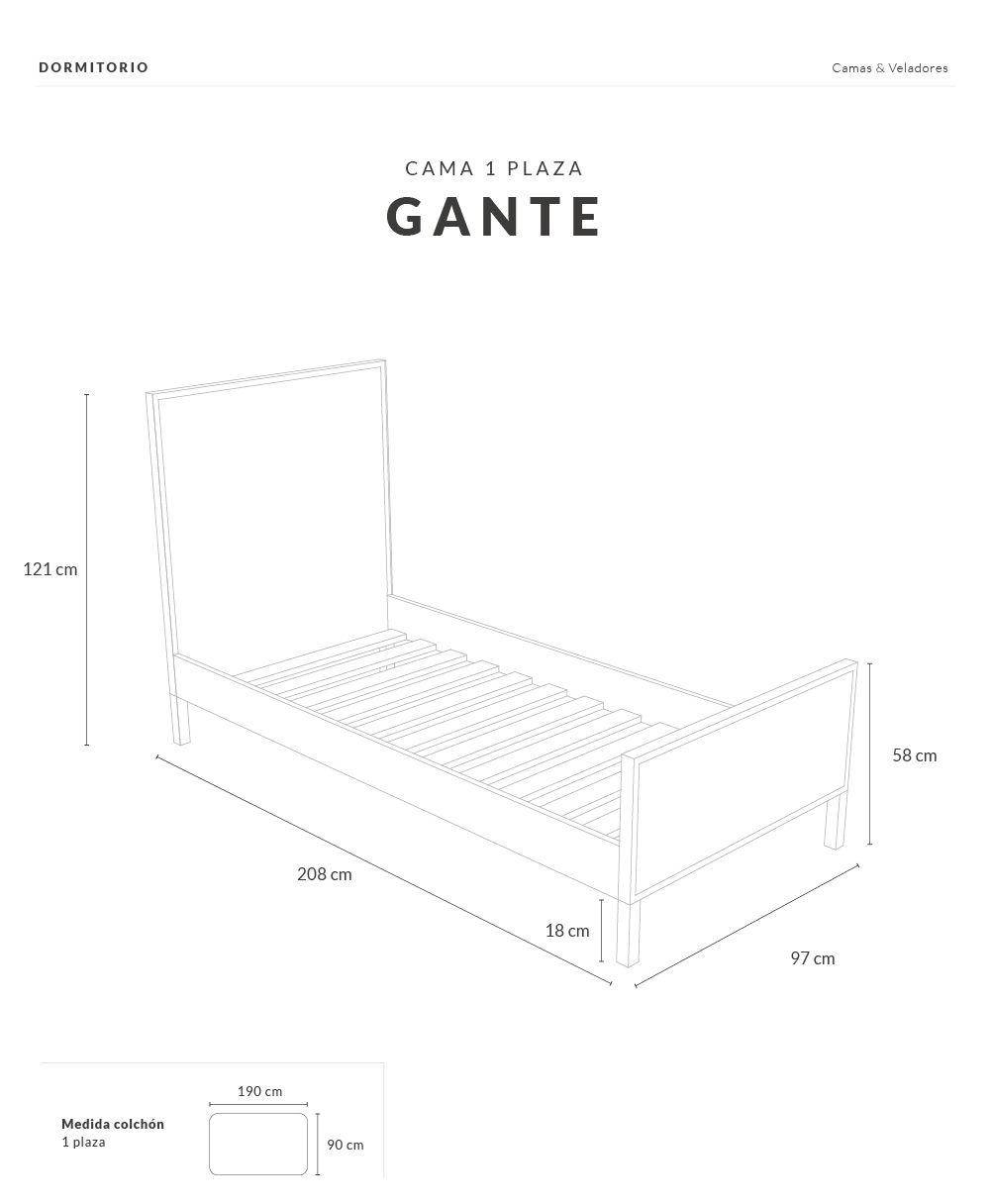 Cama Gante 1 Plaza-5