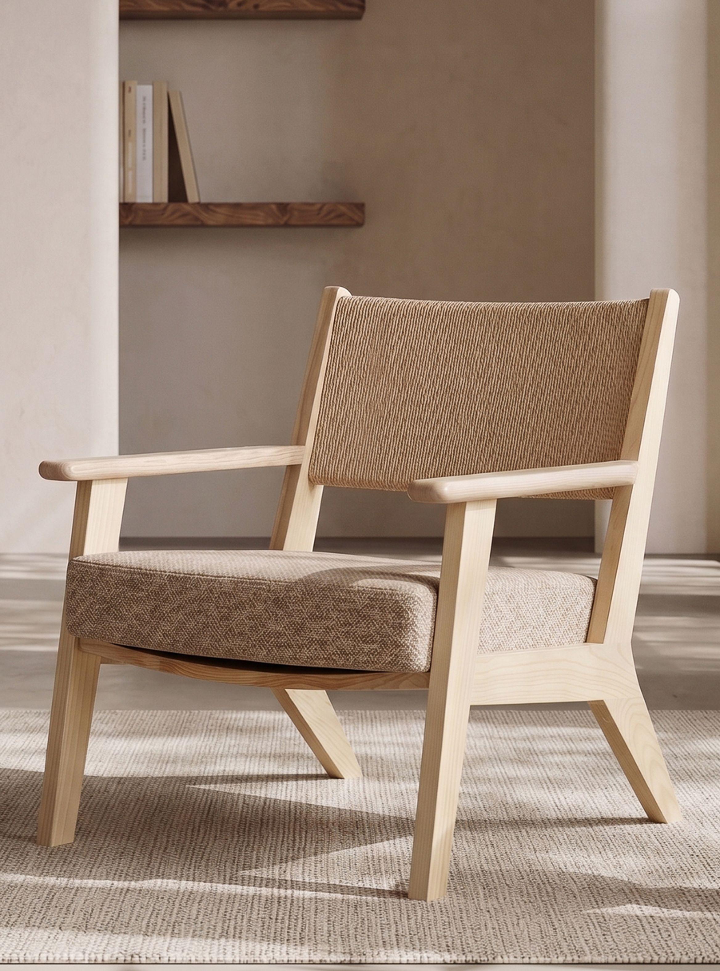 Poltrona Aoyama Fibra Beige Amoble-0