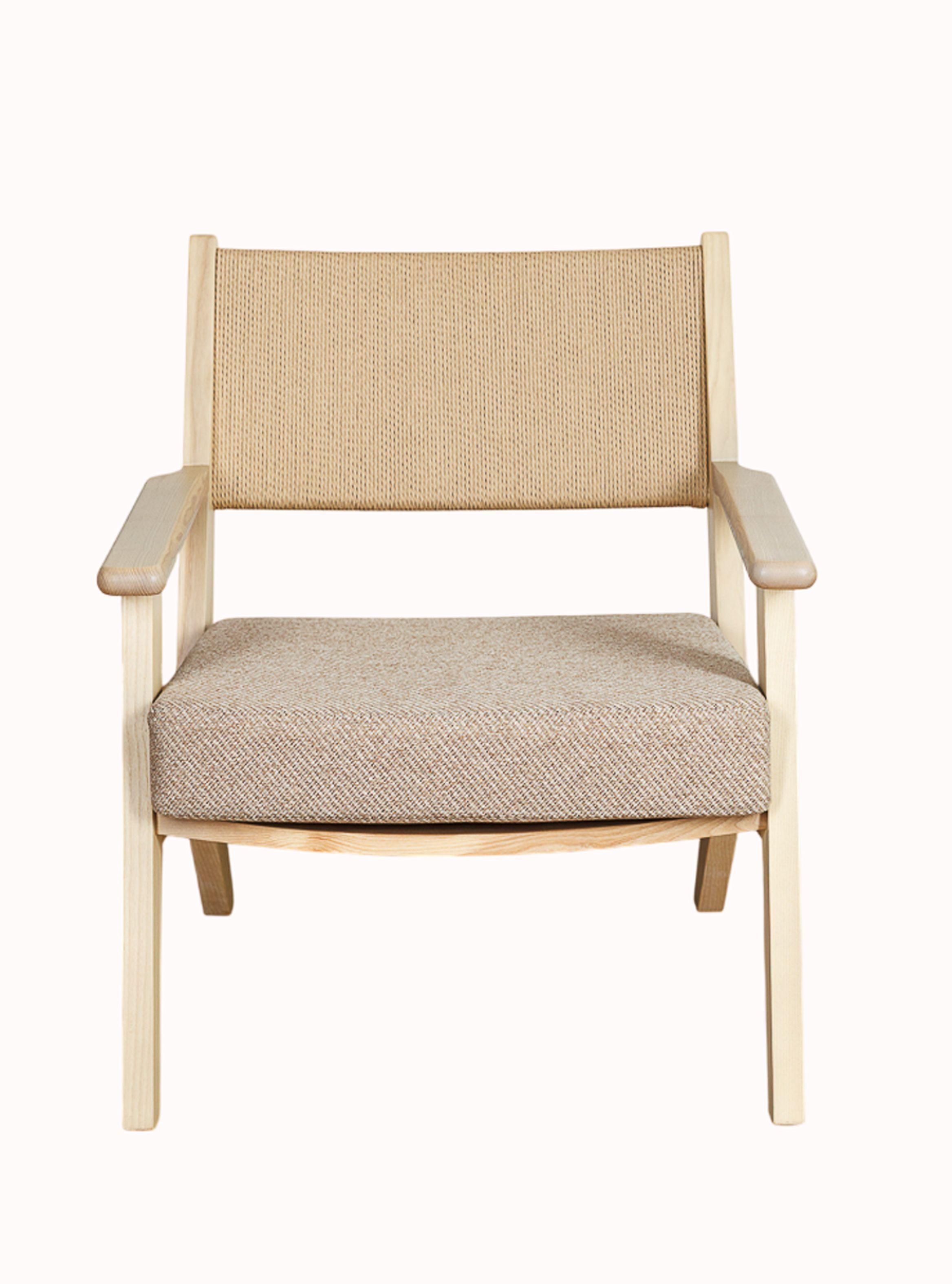 Poltrona Aoyama Fibra Beige Amoble-1