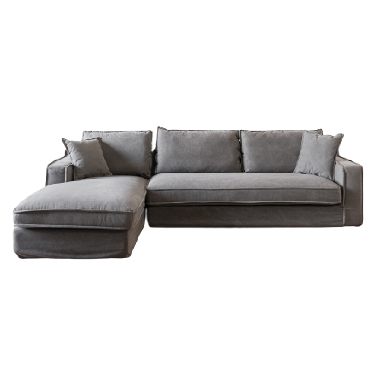 Sofa Sven Seccional Izquerdo Gris H-8