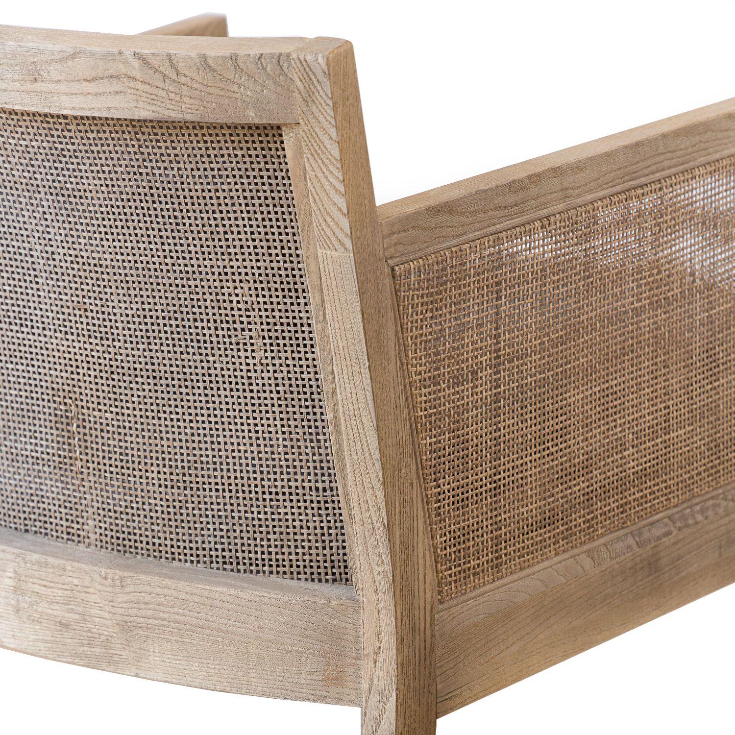 Poltrona Rafia Canvas Gris-2